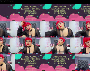 pyrowayne — 59 minute Chaturbate female cam show recording, 720p, Mar 29, 2021