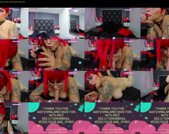 pyrowayne — 42 minute Chaturbate female cam show recording, 720p, Mar 29, 2021