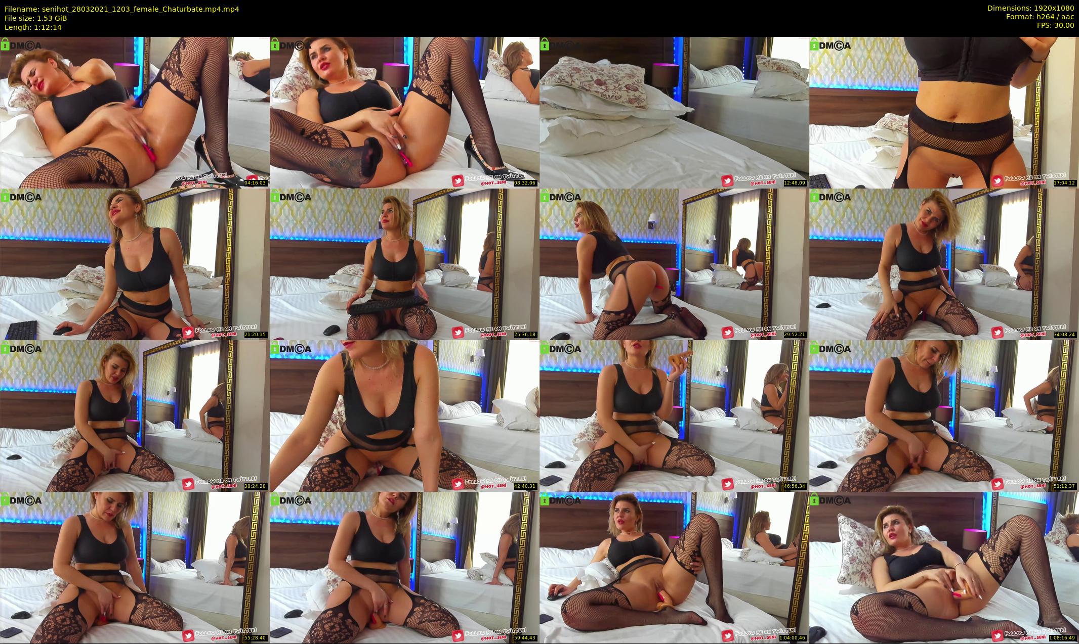 senihot — 73 minute Chaturbate female cam show recording, 1080p, Mar 28, 2021
