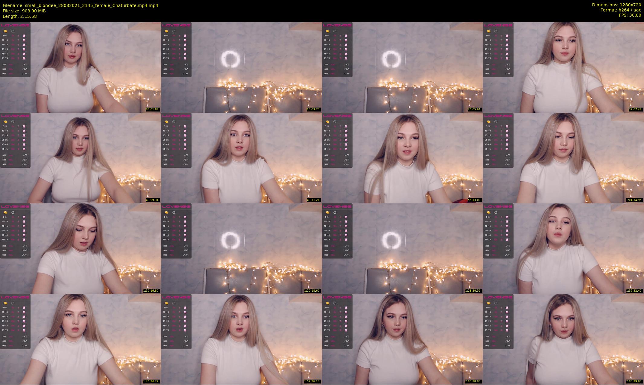 small_blondee — 136 minute Chaturbate female cam show recording, 720p, Mar 28, 2021