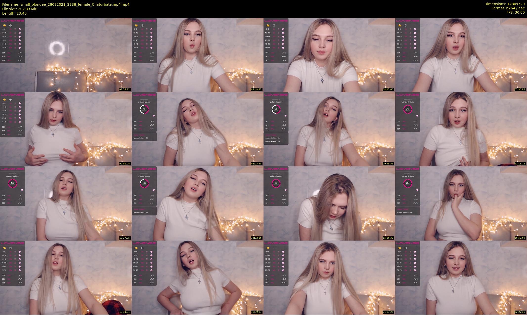 small_blondee — 24 minute Chaturbate female cam show recording, 720p, Mar 28, 2021