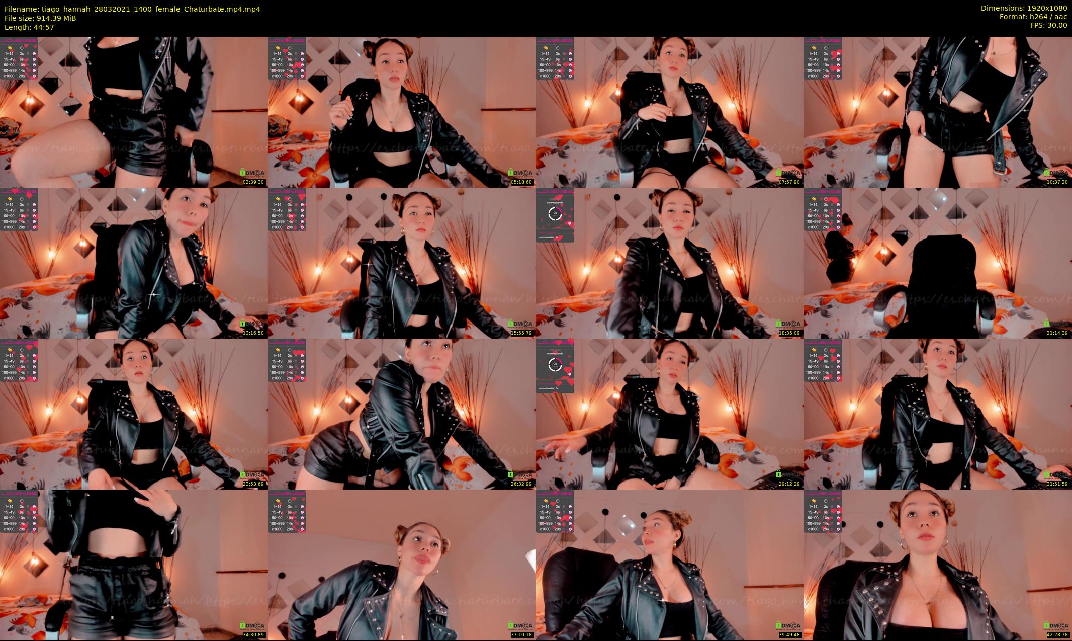 tiago_hannah — 45 minute Chaturbate couple cam show recording, 1080p, Mar 28, 2021