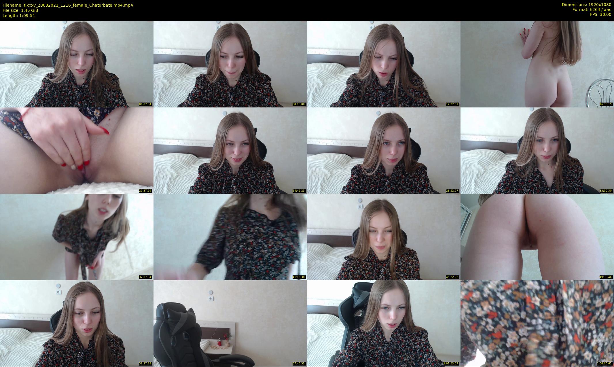 tixxxy — 70 minute Chaturbate female cam show recording, 1080p, Mar 28, 2021