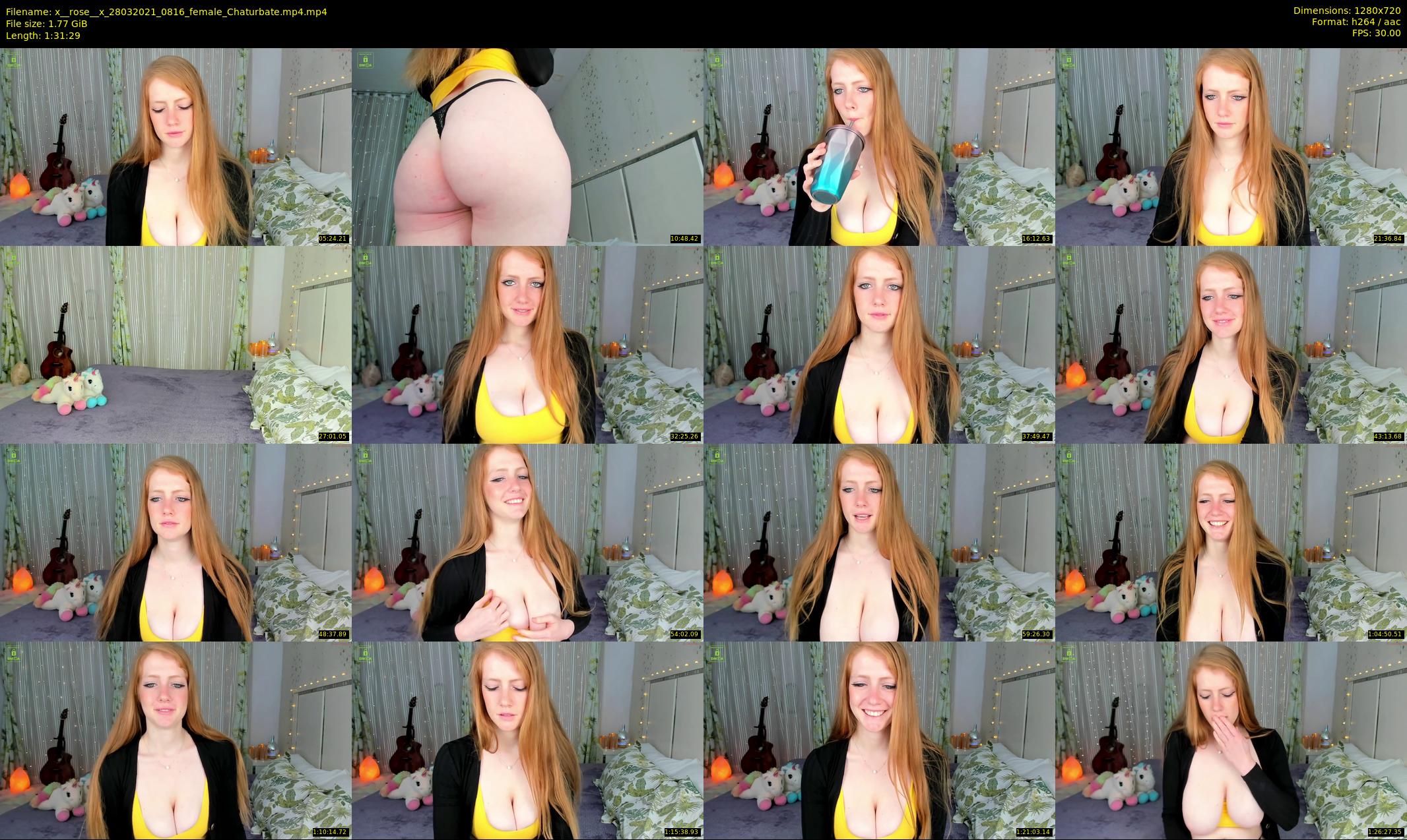 x__rose__x — 92 minute Chaturbate female cam show recording, 720p, Mar 28, 2021