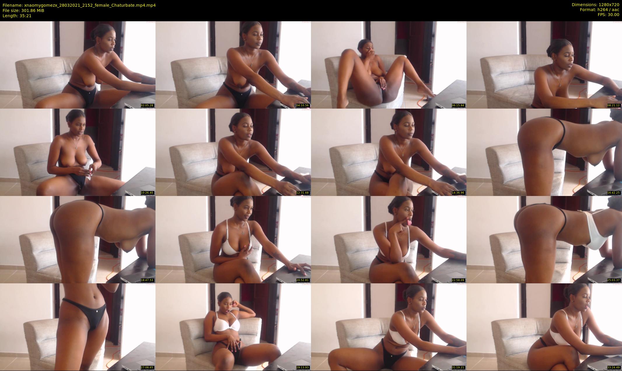 xnaomygomezx — 36 minute Chaturbate female cam show recording, 720p, Mar 28, 2021