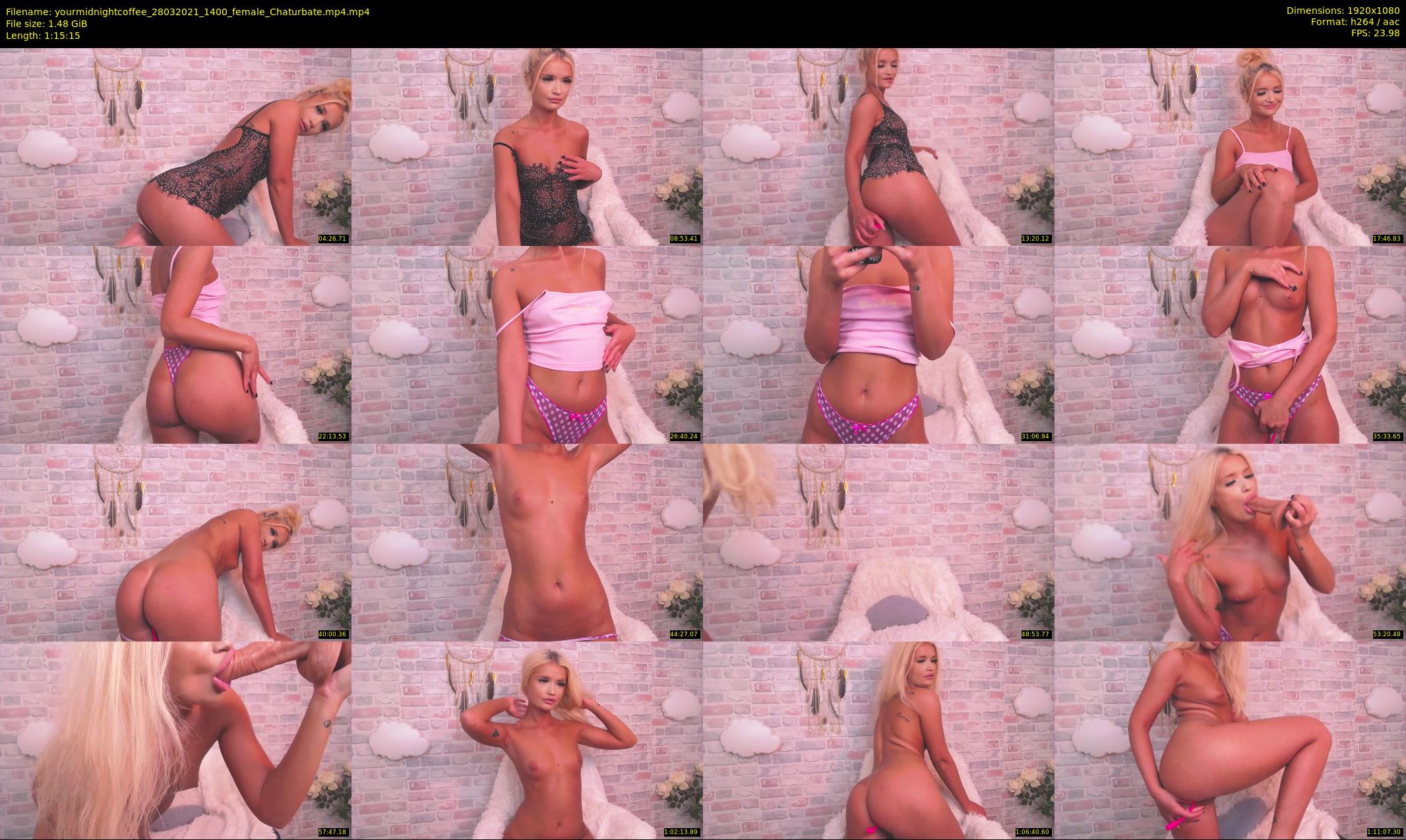 yourmidnightcoffee — 76 minute Chaturbate female cam show recording, 1080p, Mar 28, 2021