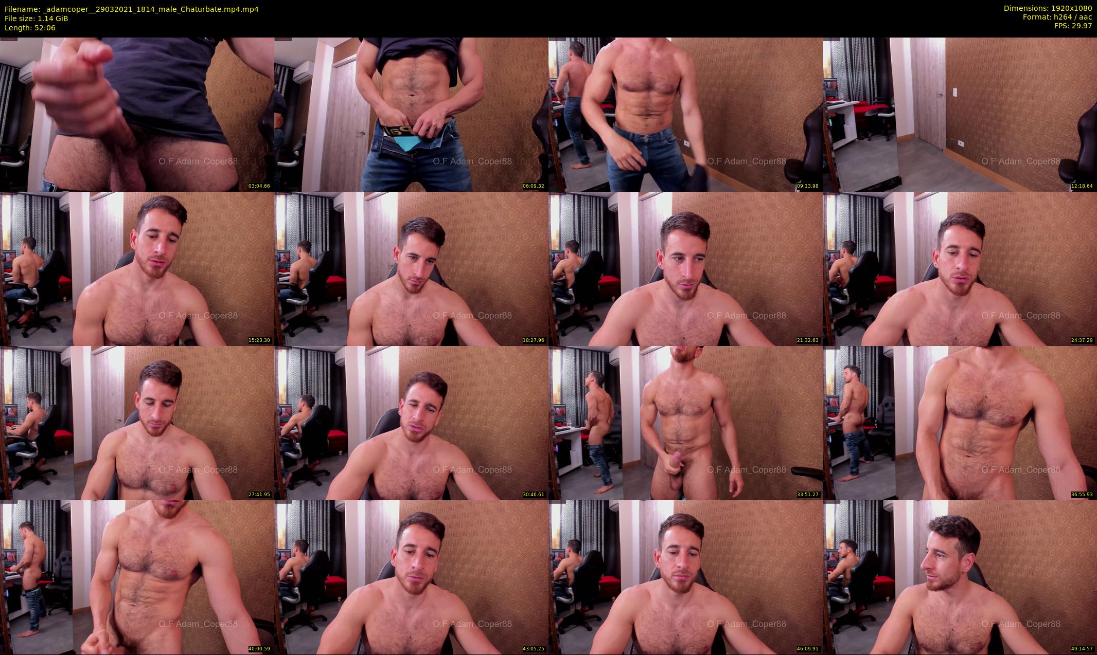 _adamcoper_ — 53 minute Chaturbate male cam show recording, 1080p, Mar 29, 2021