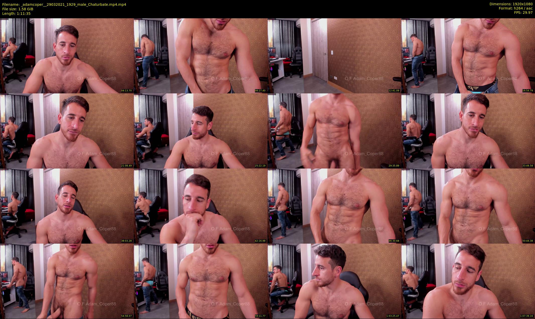 _adamcoper_ — 72 minute Chaturbate male cam show recording, 1080p, Mar 29, 2021