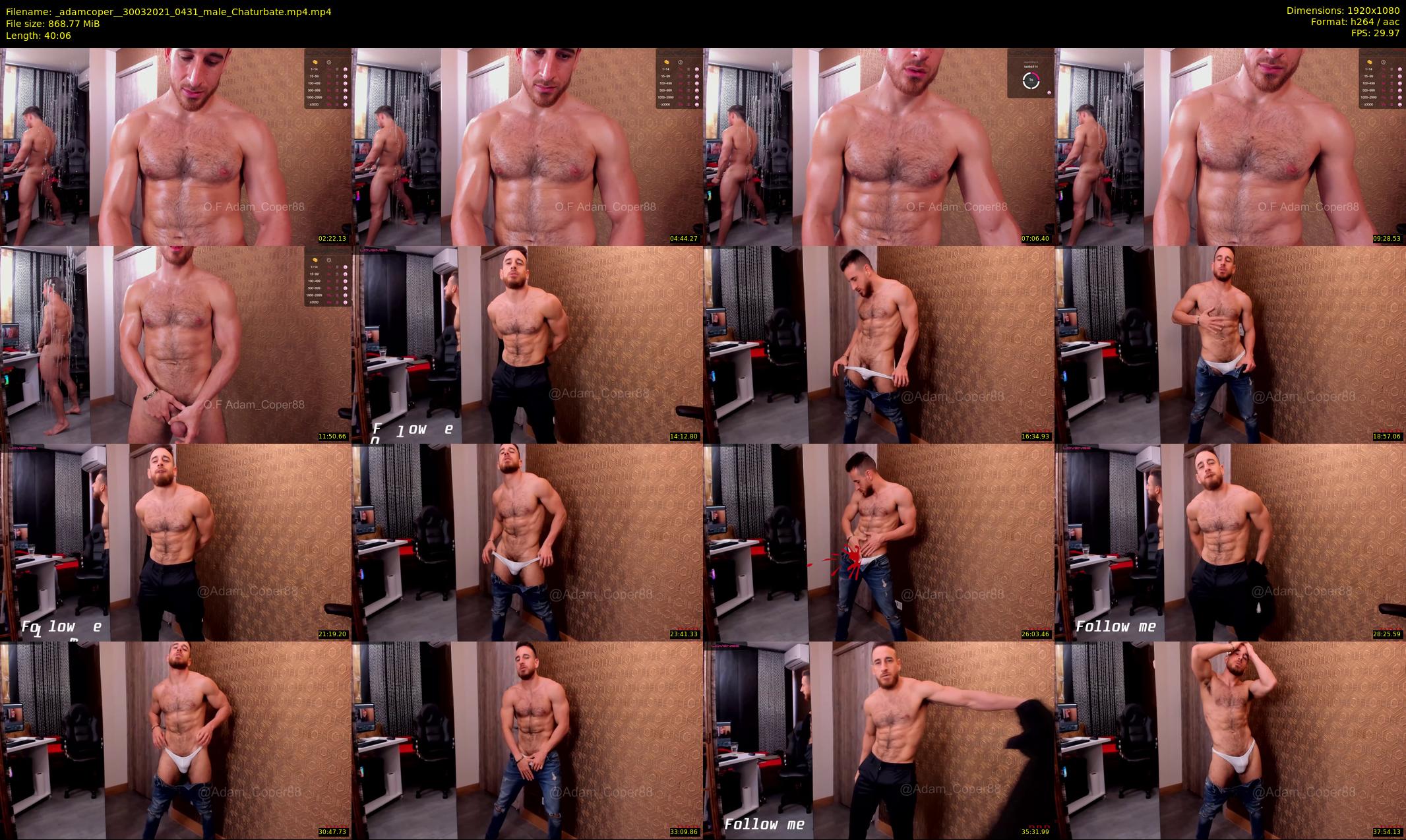 _adamcoper_ — 41 minute Chaturbate male cam show recording, 1080p, Mar 30, 2021