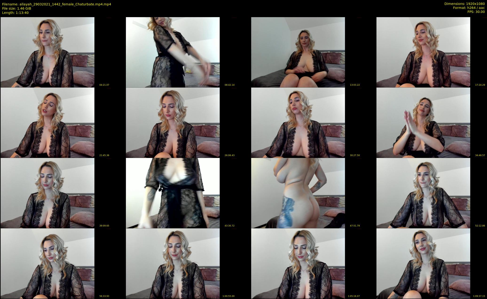 allayah — 74 minute Chaturbate female cam show recording, 1080p, Mar 29, 2021