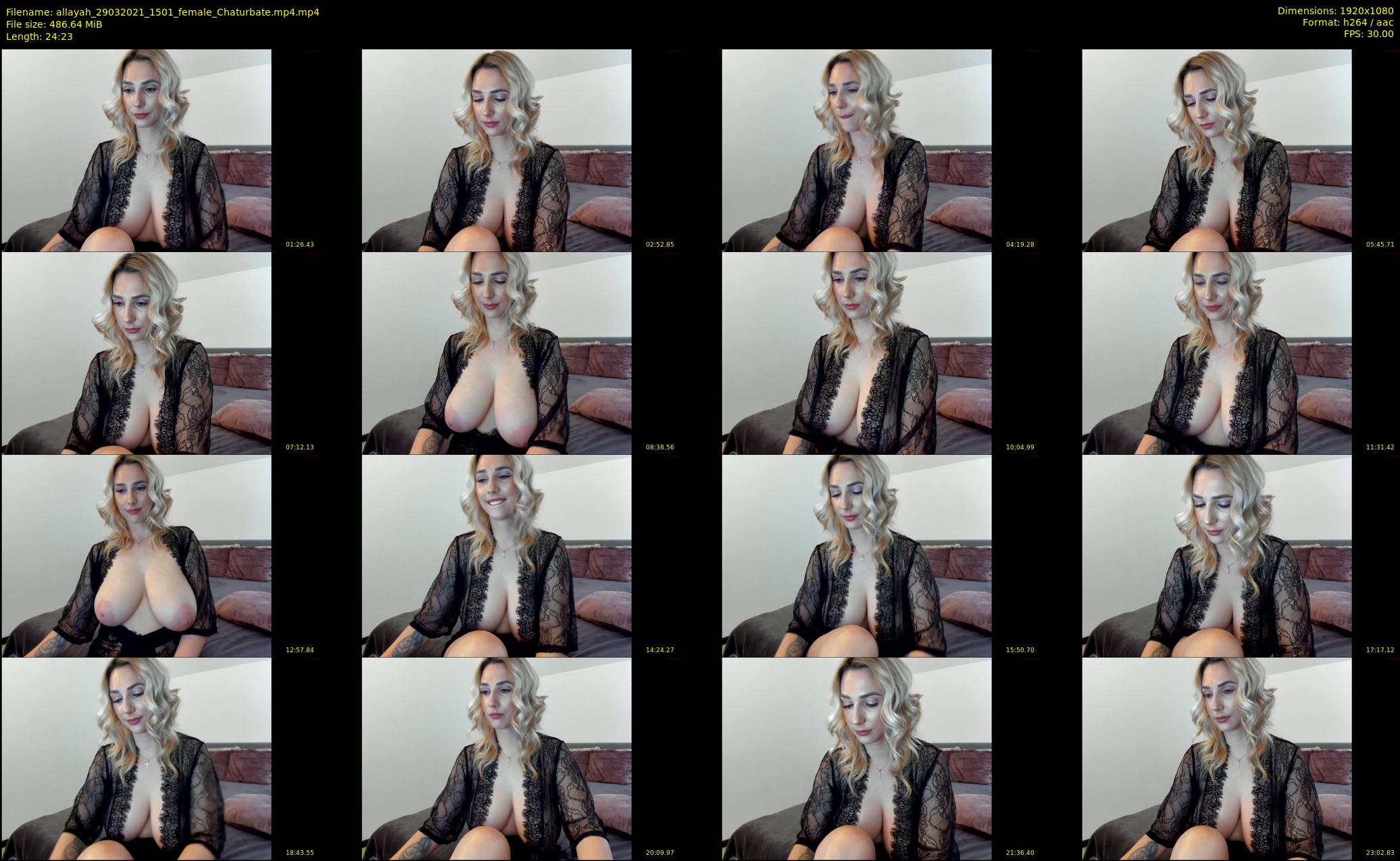 allayah — 25 minute Chaturbate female cam show recording, 1080p, Mar 29, 2021