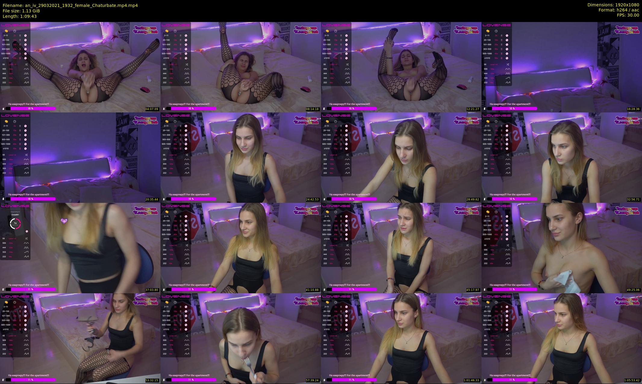 an_iv — 70 minute Chaturbate female cam show recording, 1080p, Mar 29, 2021