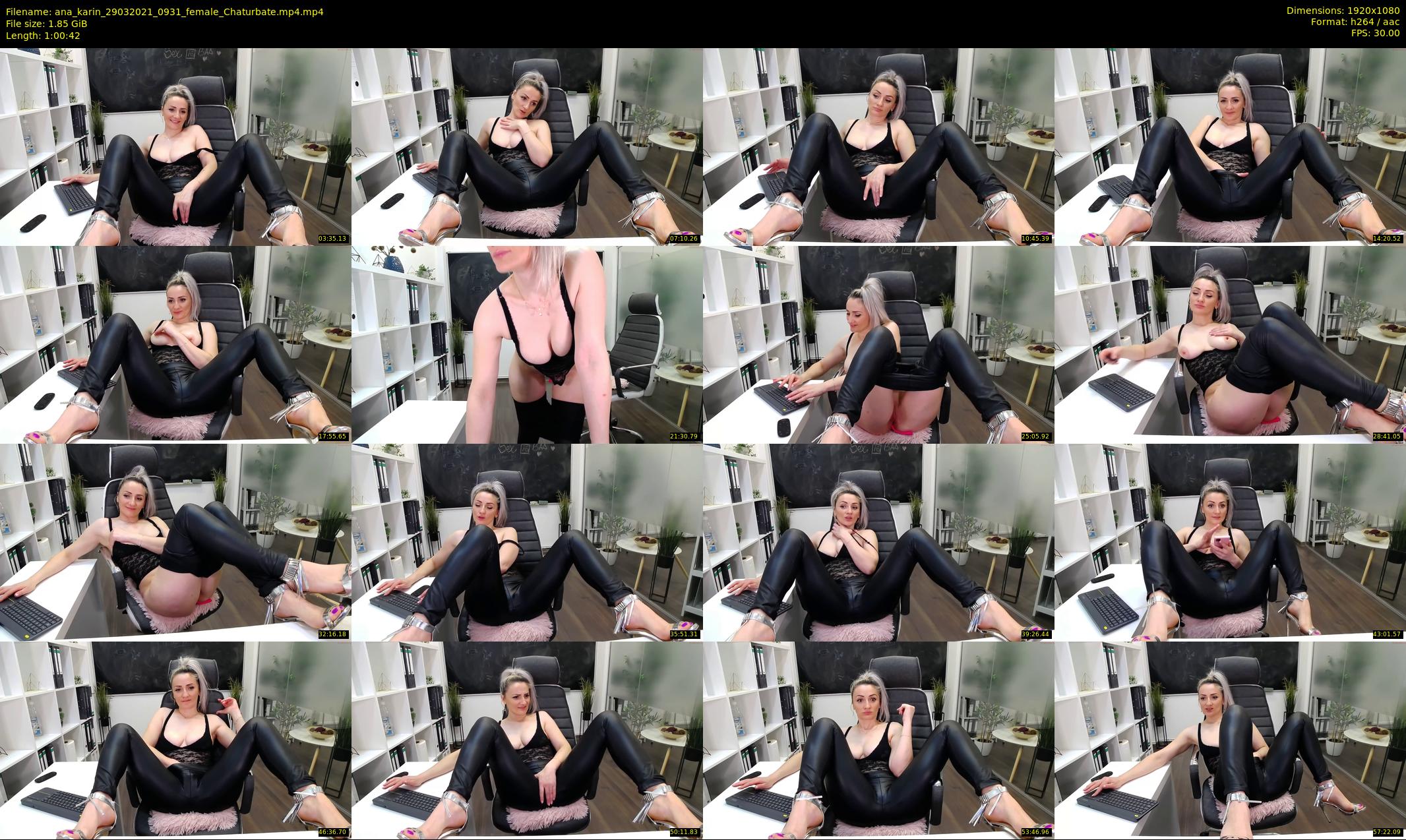 ana_karin — 61 minute Chaturbate female cam show recording, 1080p, Mar 29, 2021