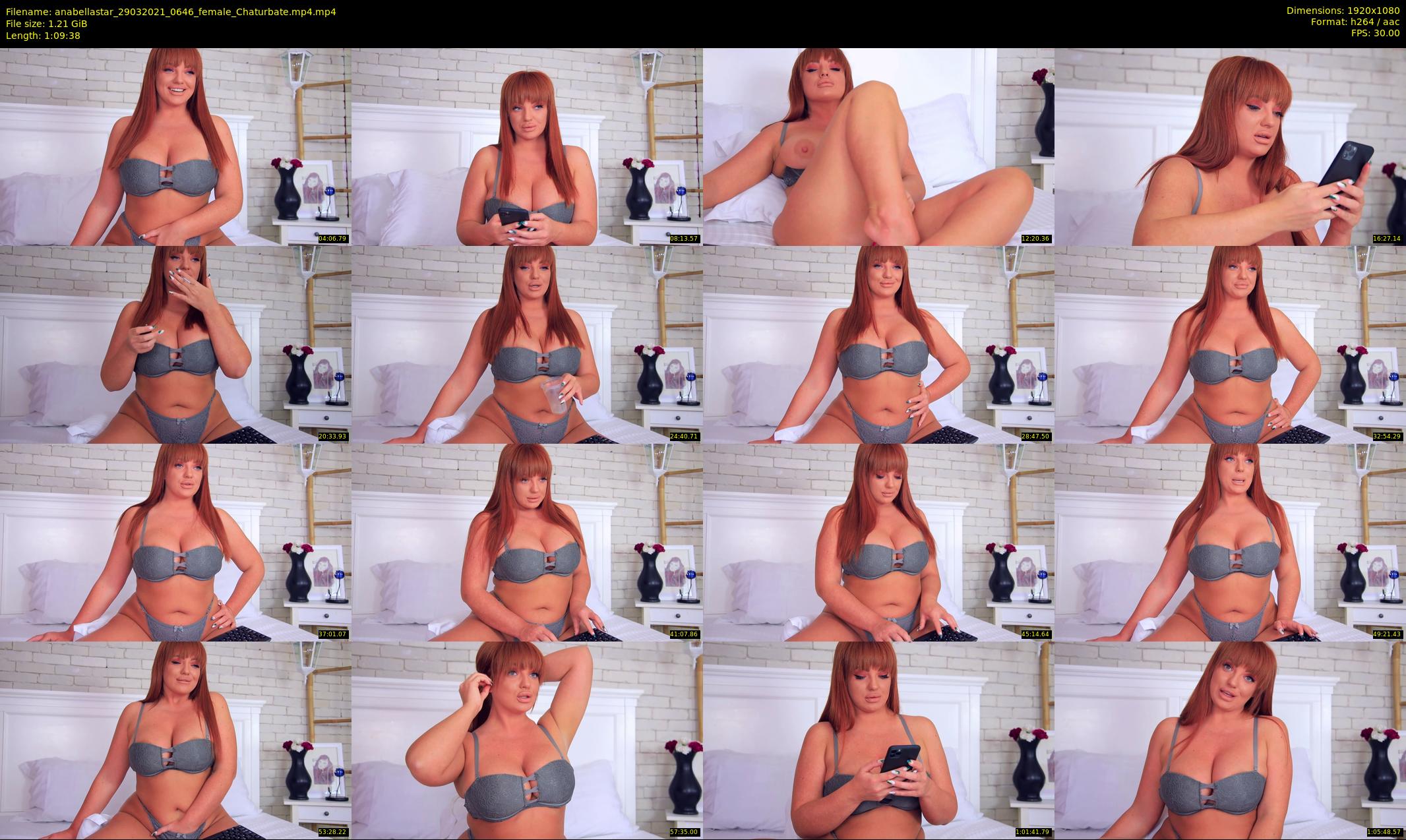anabellastar — 70 minute Chaturbate female cam show recording, 1080p, Mar 29, 2021