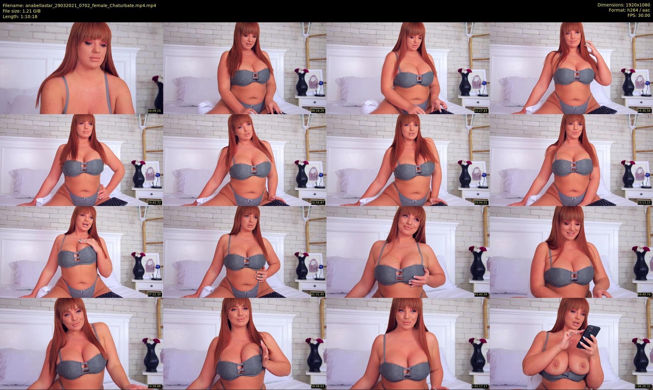 anabellastar — 71 minute Chaturbate female cam show recording, 1080p, Mar 29, 2021