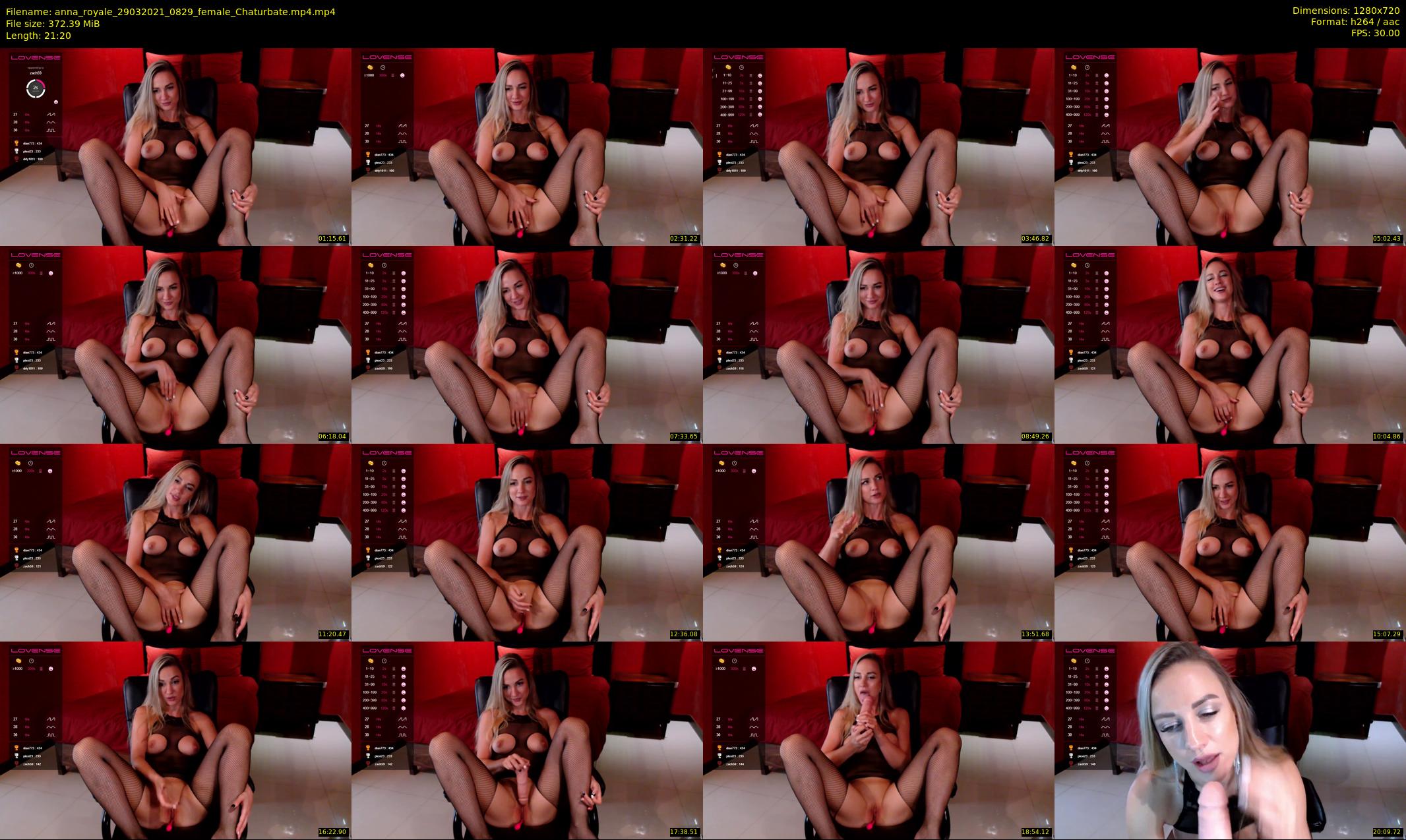 anna_royale — 22 minute Chaturbate female cam show recording, 720p, Mar 29, 2021