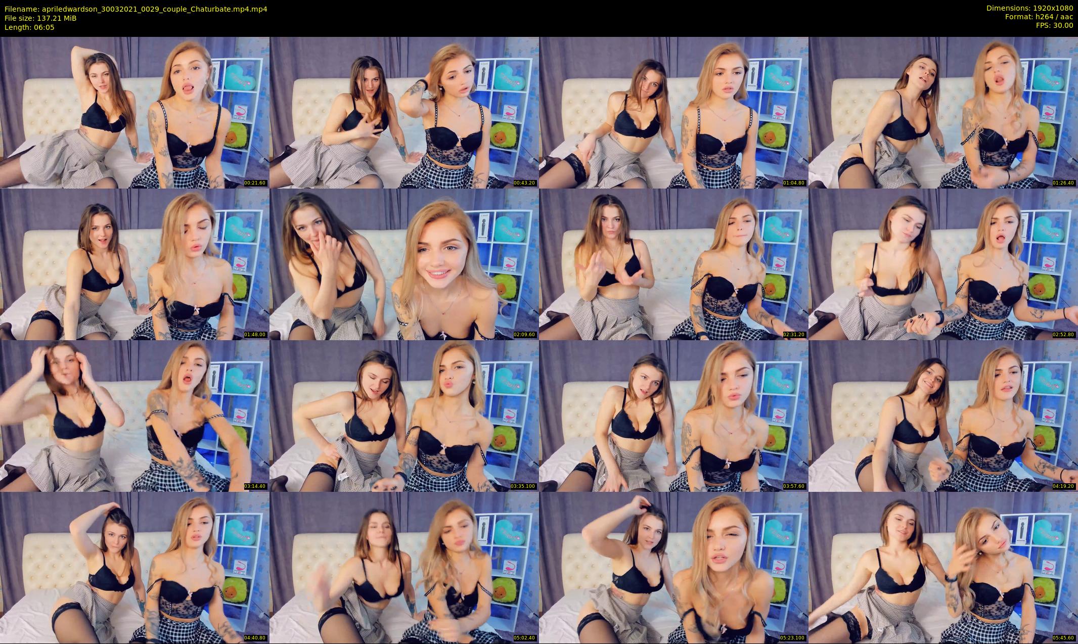 apriledwardson — 7 minute Chaturbate couple cam show recording, 1080p, Mar 30, 2021