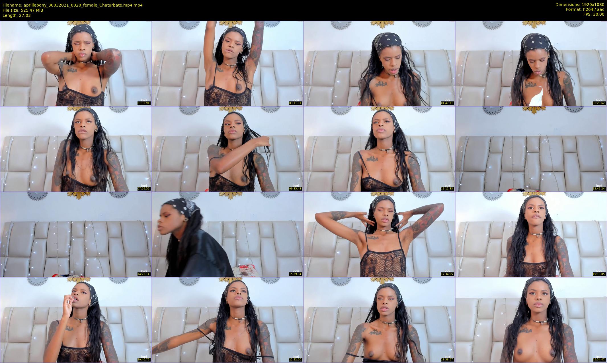 aprillebony — 28 minute Chaturbate female cam show recording, 1080p, Mar 30, 2021