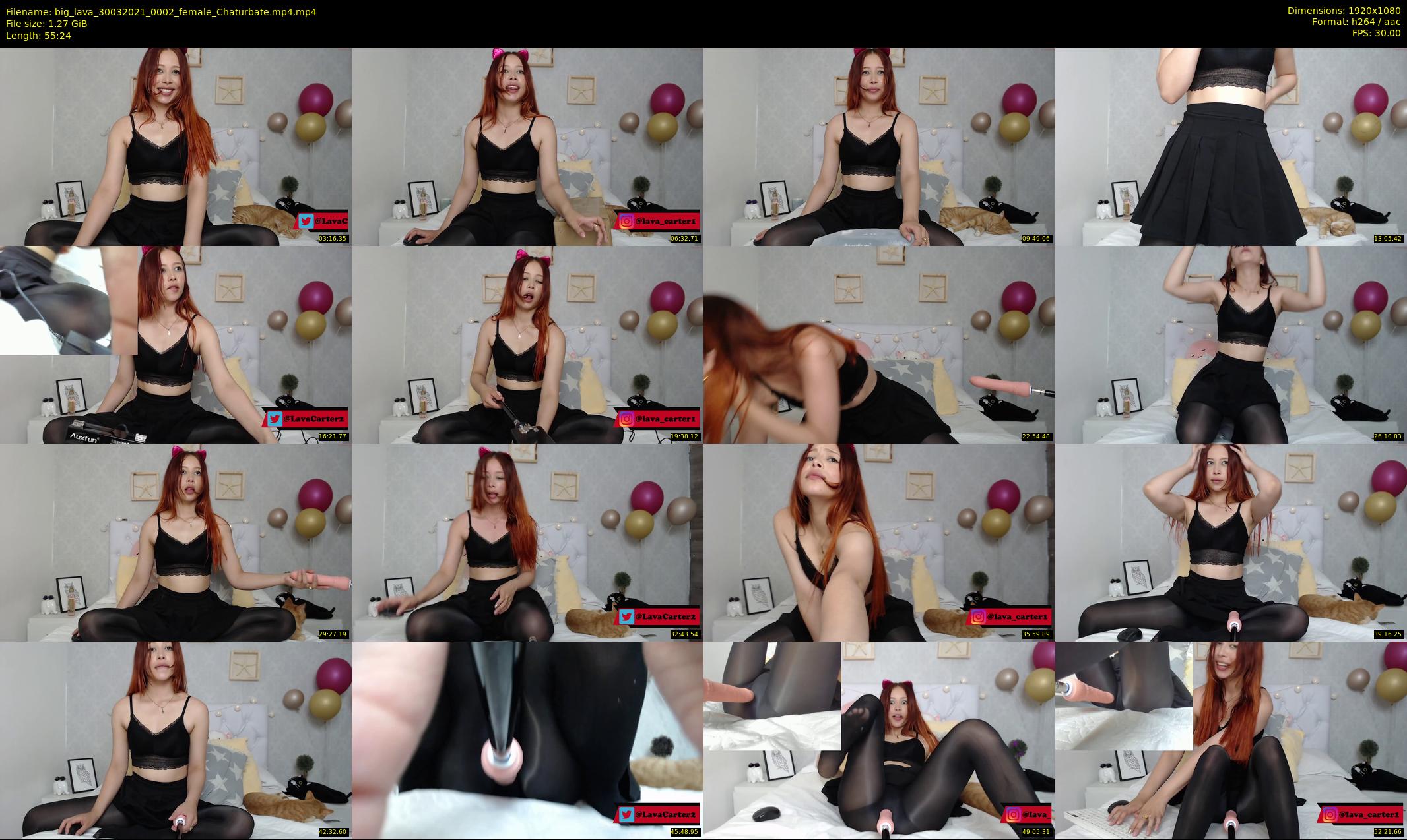 big_lava — 56 minute Chaturbate female cam show recording, 1080p, Mar 30, 2021