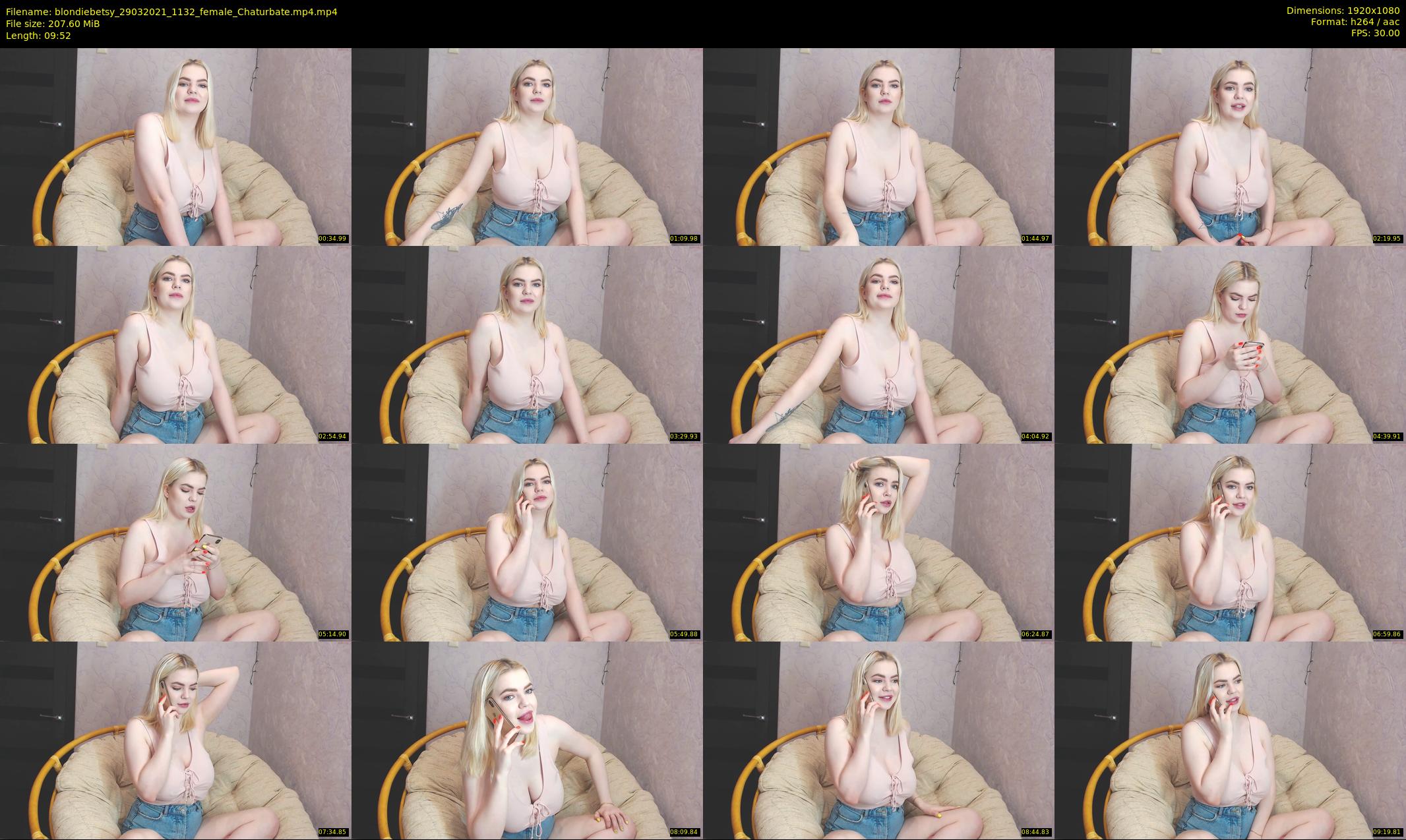 blondiebetsy — 10 minute Chaturbate female cam show recording, 1080p, Mar 29, 2021