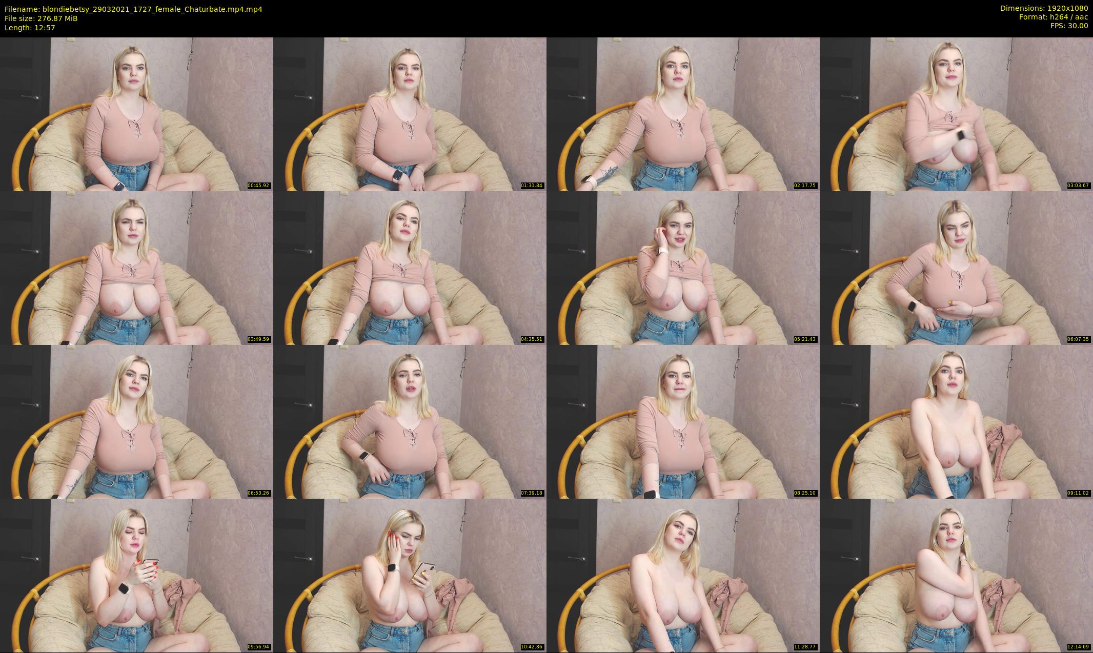 blondiebetsy — 13 minute Chaturbate female cam show recording, 1080p, Mar 29, 2021