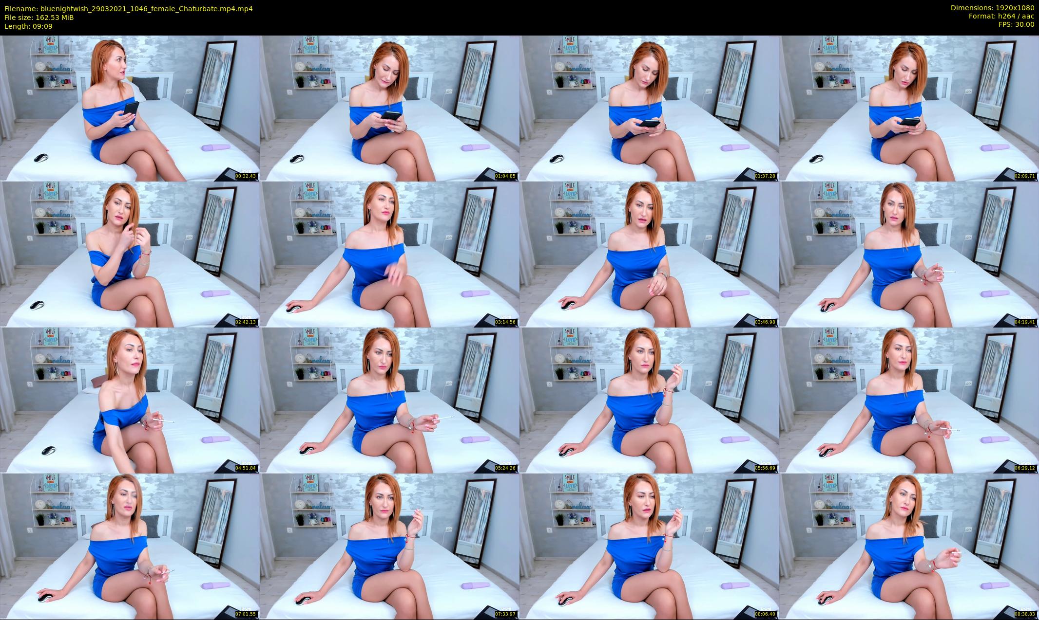 bluenightwish — 10 minute Chaturbate female cam show recording, 1080p, Mar 29, 2021