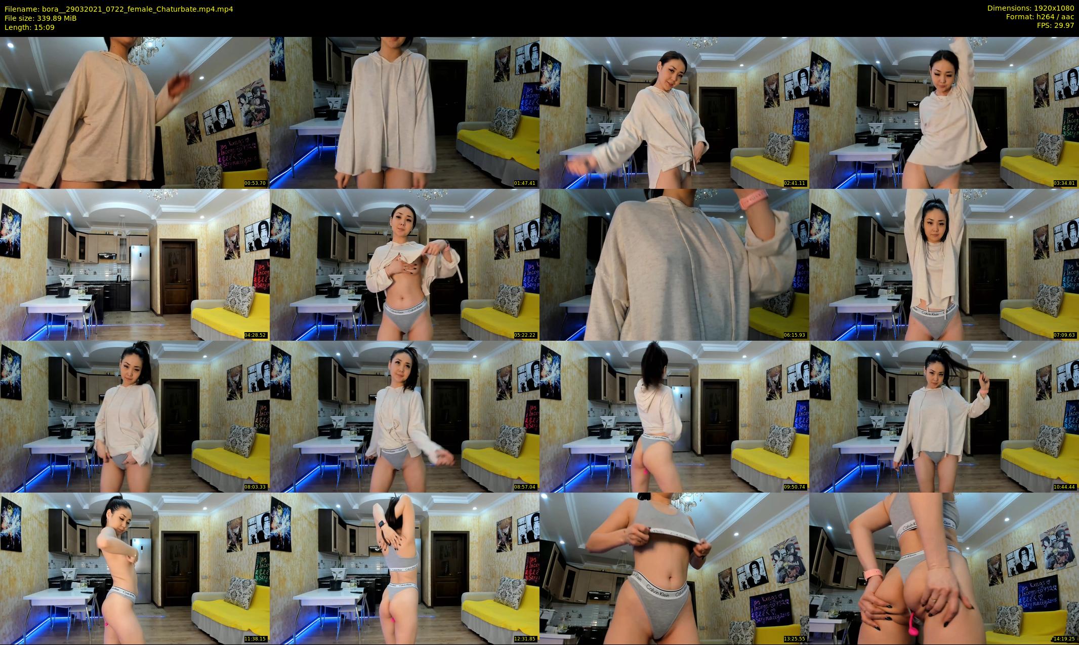 bora_ — 16 minute Chaturbate female cam show recording, 1080p, Mar 29, 2021