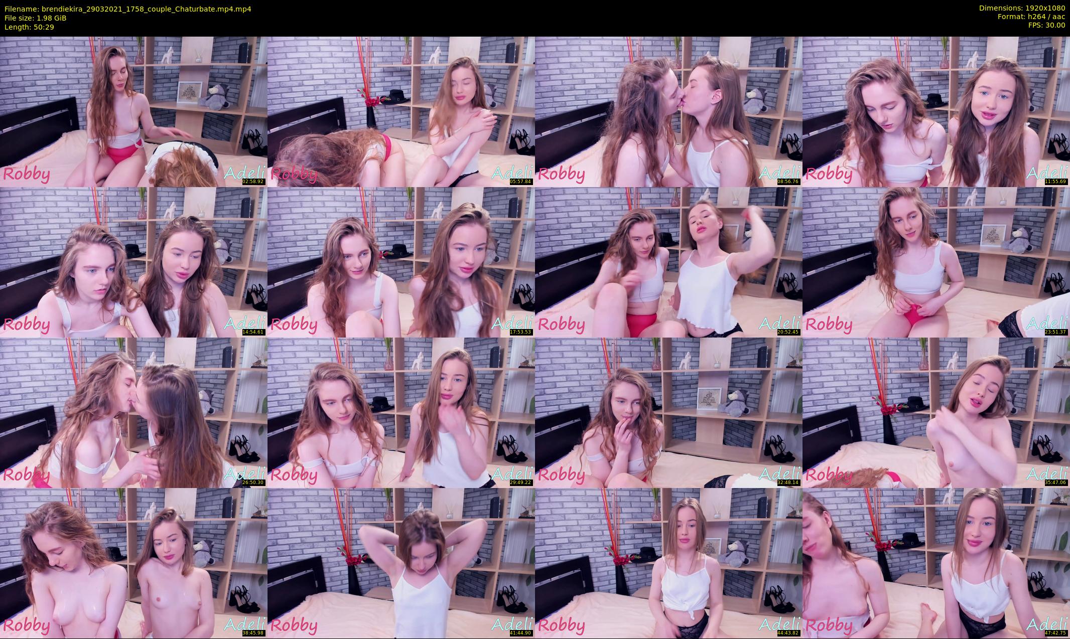 brendiekira — 51 minute Chaturbate couple cam show recording, 1080p, Mar 29, 2021