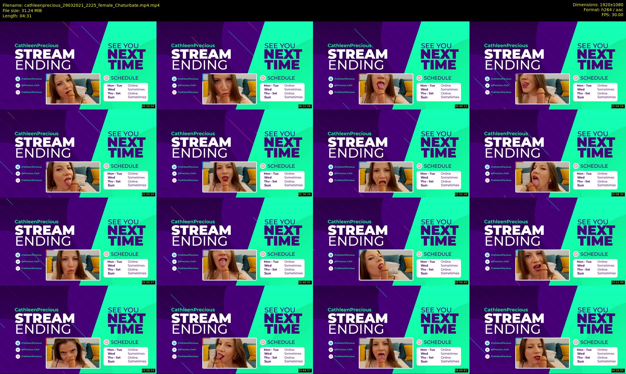 cathleenprecious — 5 minute Chaturbate female cam show recording, 1080p, Mar 29, 2021