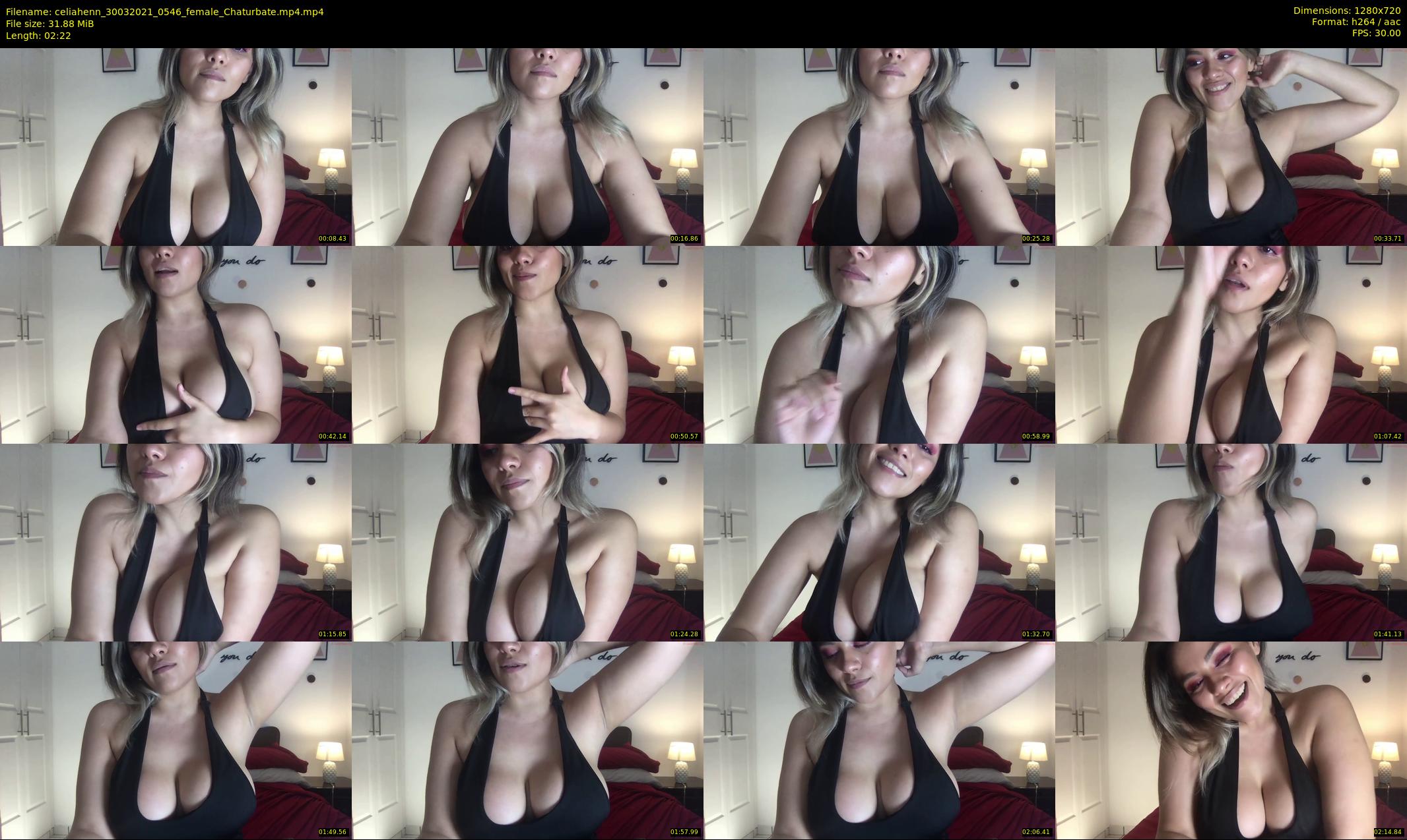 celiahenn — 3 minute Chaturbate female cam show recording, 720p, Mar 30, 2021