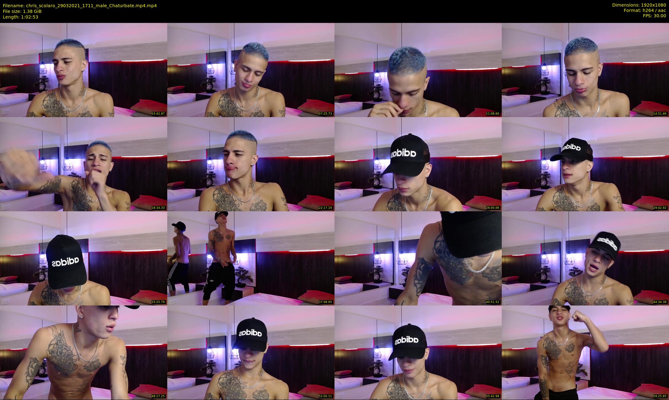 chris_scolaro — 63 minute Chaturbate male cam show recording, 1080p, Mar 29, 2021