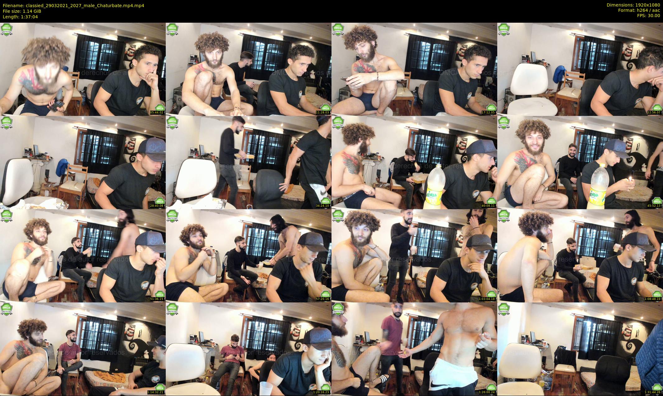 classied — 98 minute Chaturbate male cam show recording, 1080p, Mar 29, 2021
