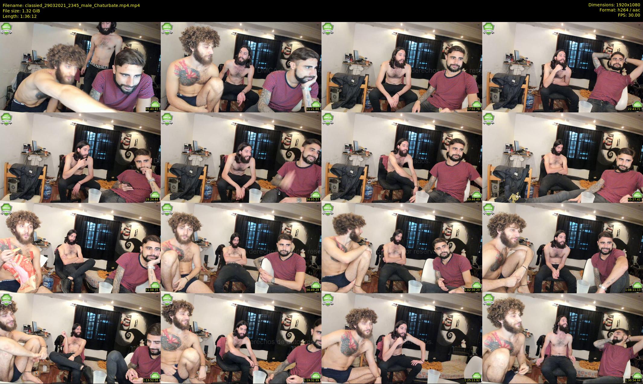 classied — 97 minute Chaturbate male cam show recording, 1080p, Mar 29, 2021