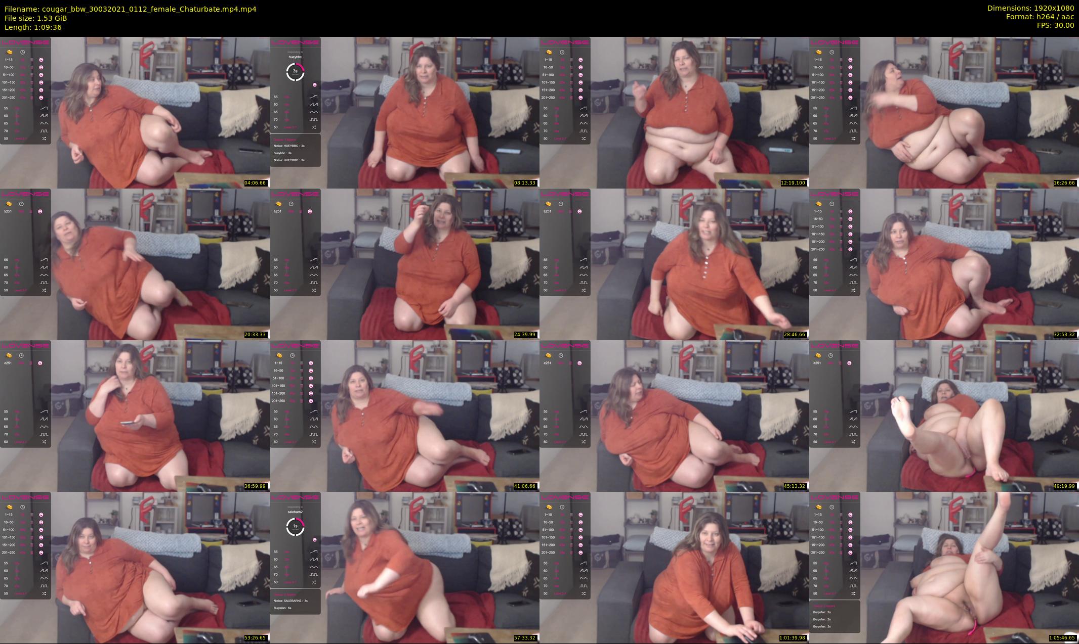 cougar_bbw — 70 minute Chaturbate female cam show recording, 1080p, Mar 30, 2021