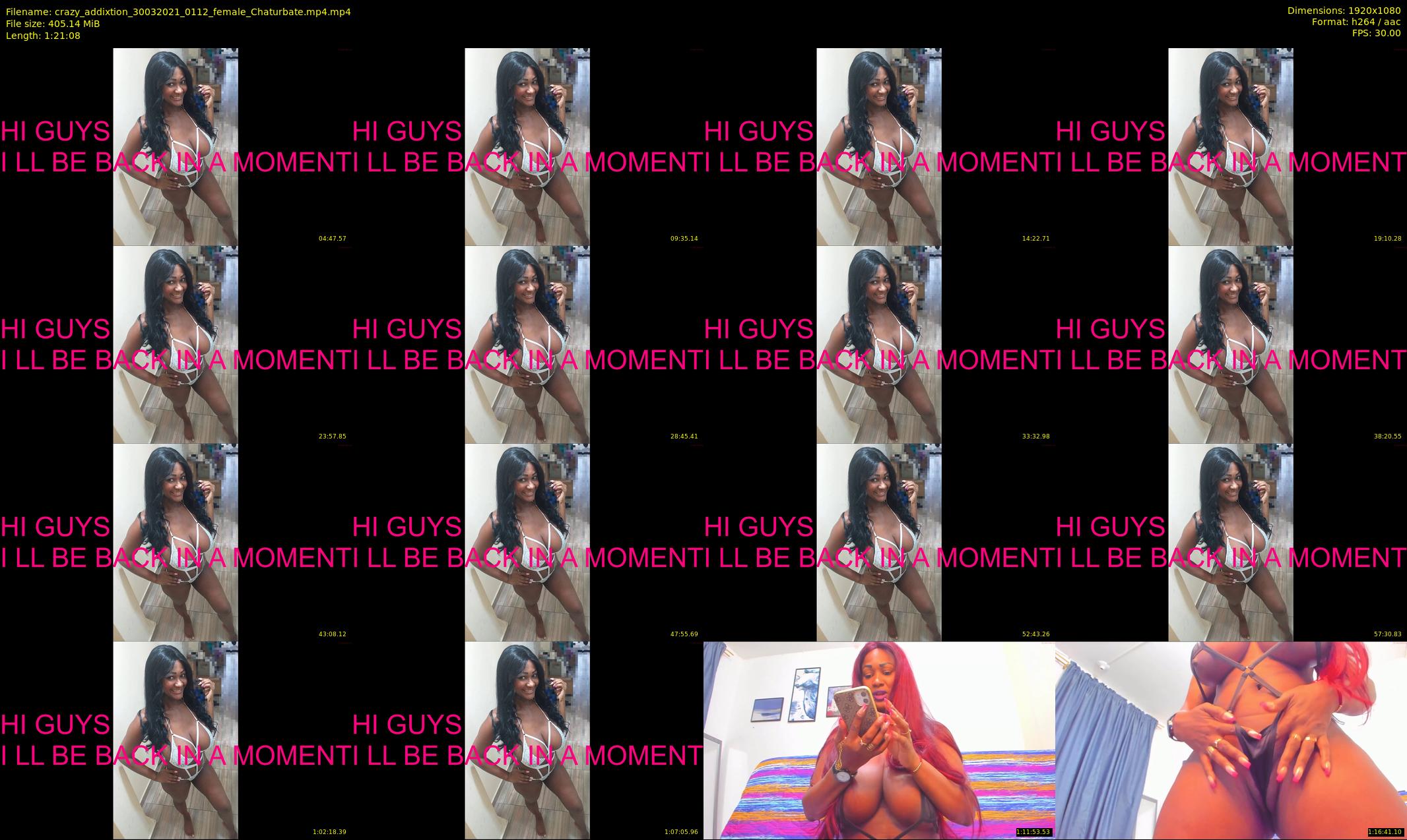 crazy_addixtion — 82 minute Chaturbate female cam show recording, 1080p, Mar 30, 2021