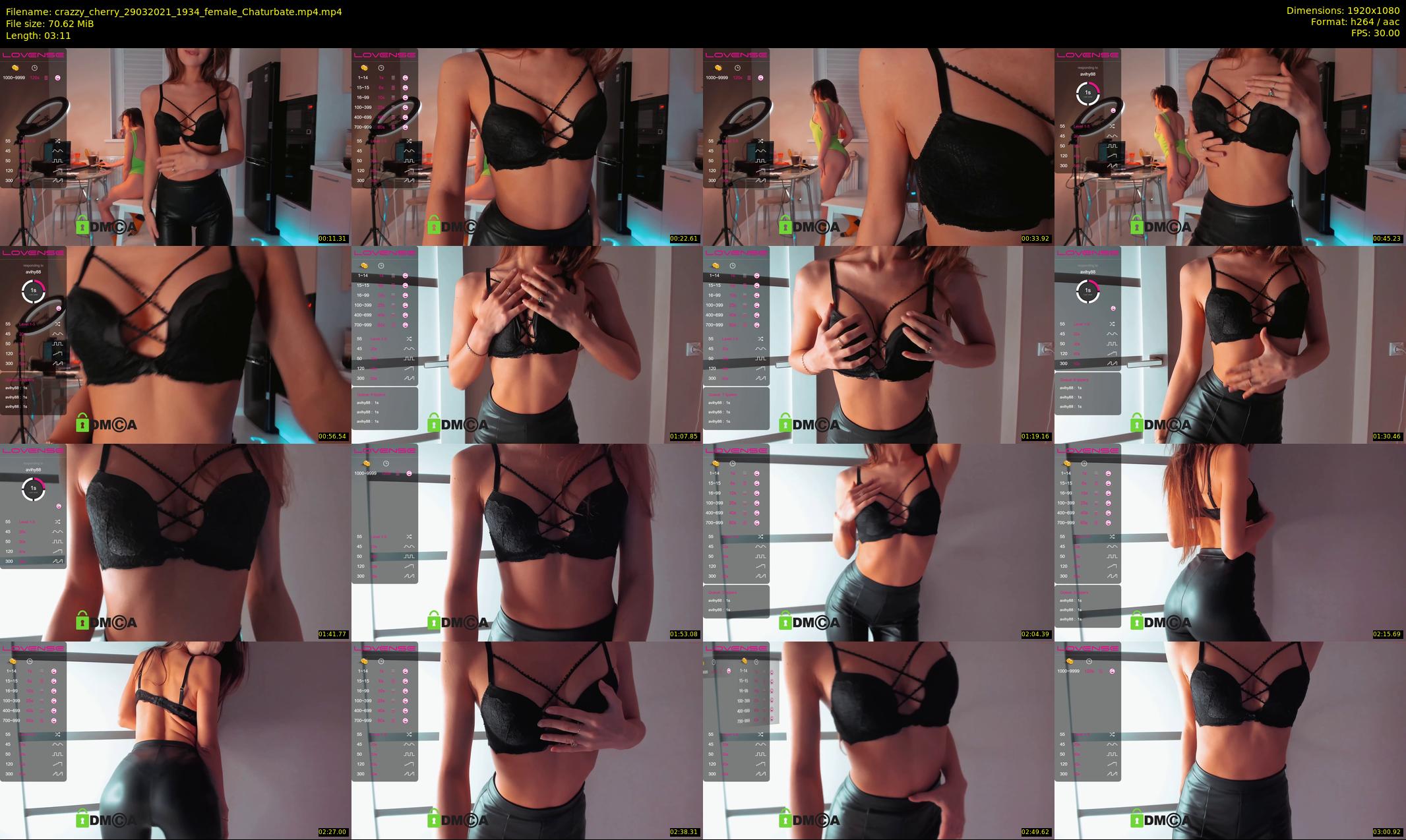 crazzy_cherry — 4 minute Chaturbate female cam show recording, 1080p, Mar 29, 2021