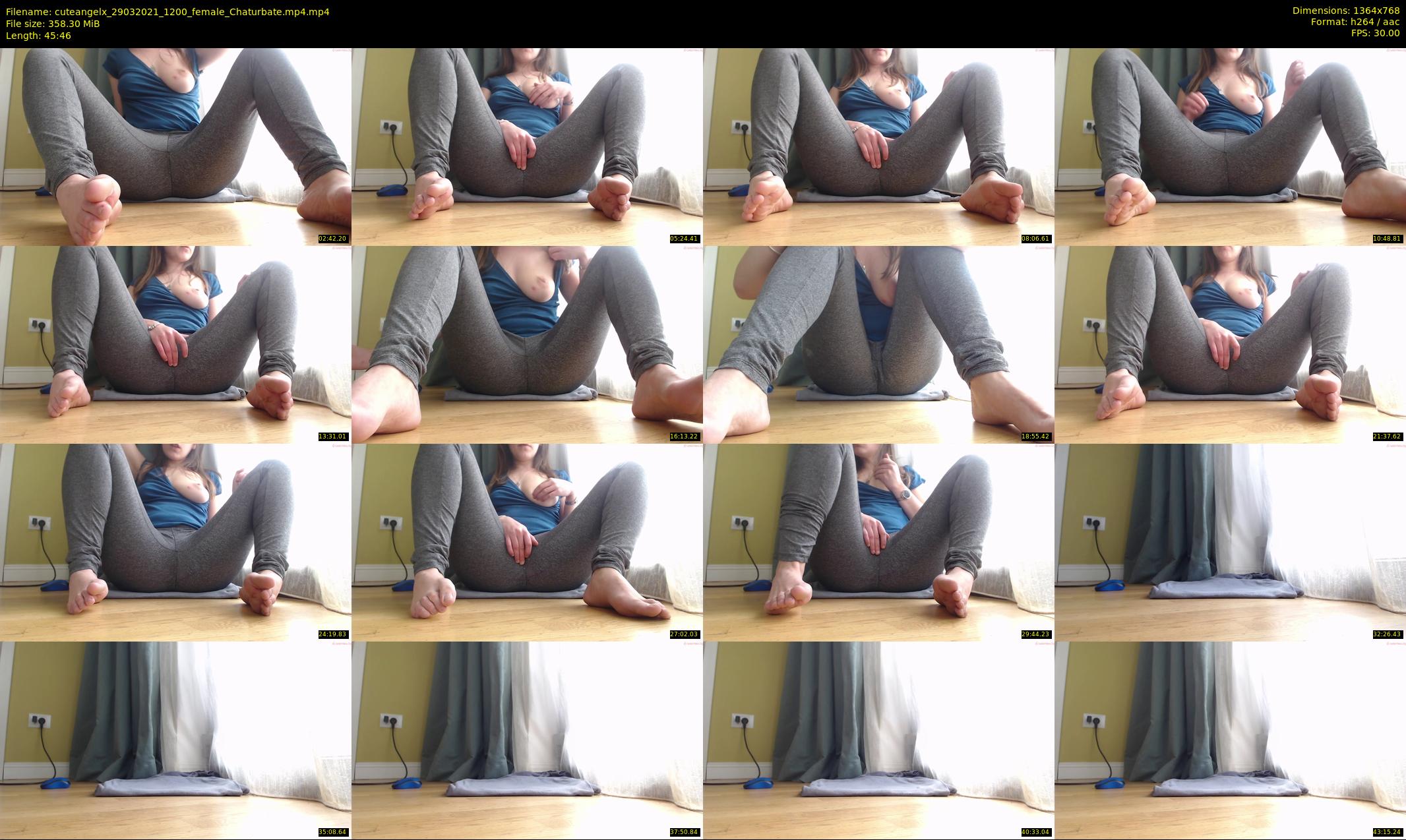 cuteangelx — 46 minute Chaturbate female cam show recording, 720p, Mar 29, 2021