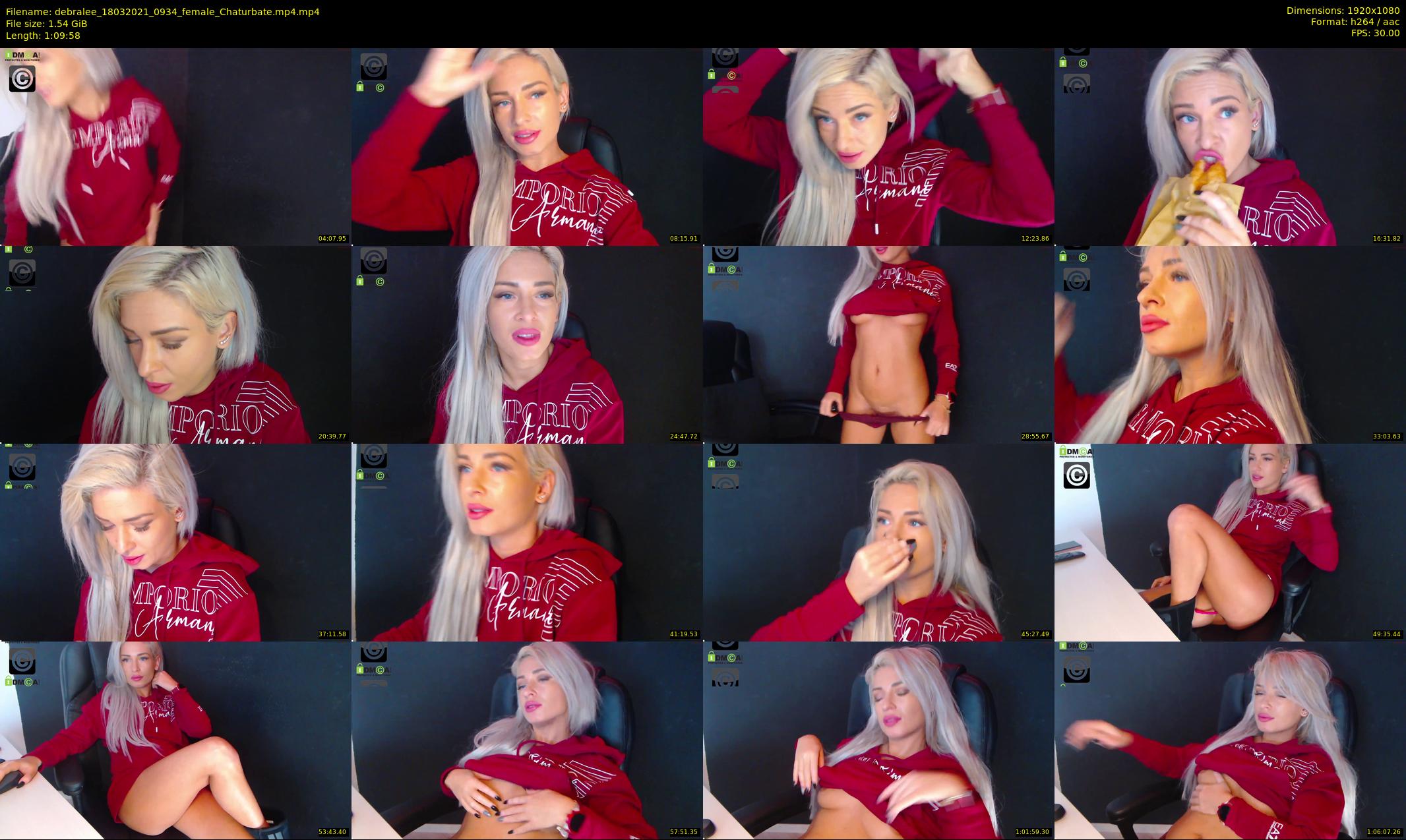 debralee — 70 minute Chaturbate female cam show recording, 1080p, Mar 18, 2021