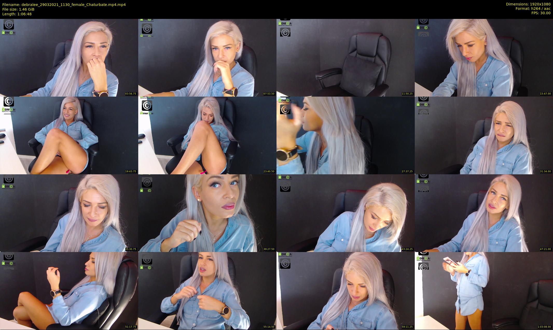 debralee — 67 minute Chaturbate female cam show recording, 1080p, Mar 29, 2021