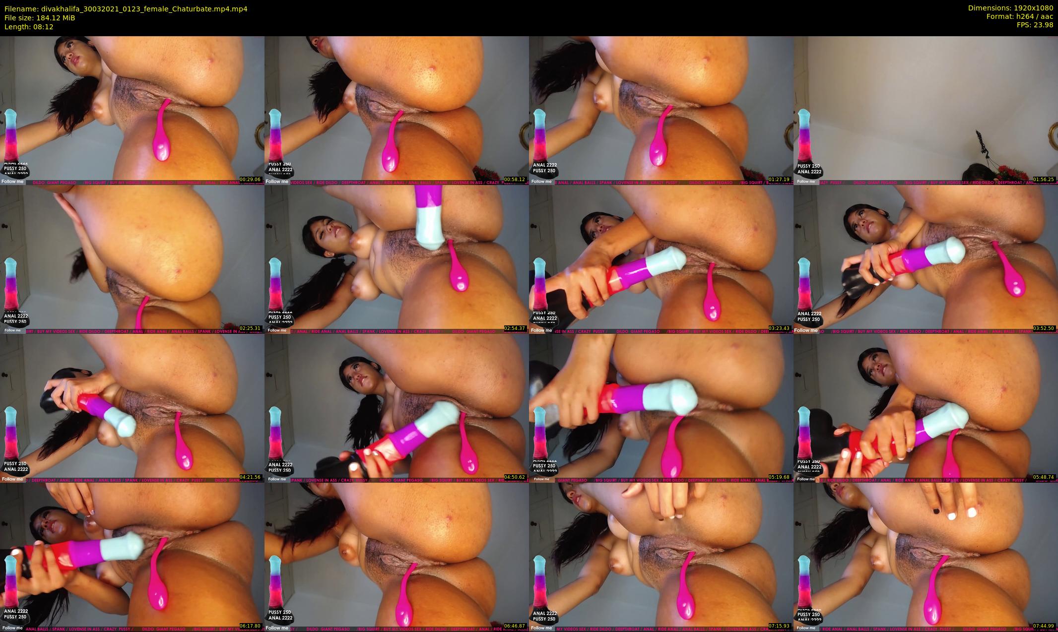 divakhalifa — 9 minute Chaturbate female cam show recording, 1080p, Mar 30, 2021