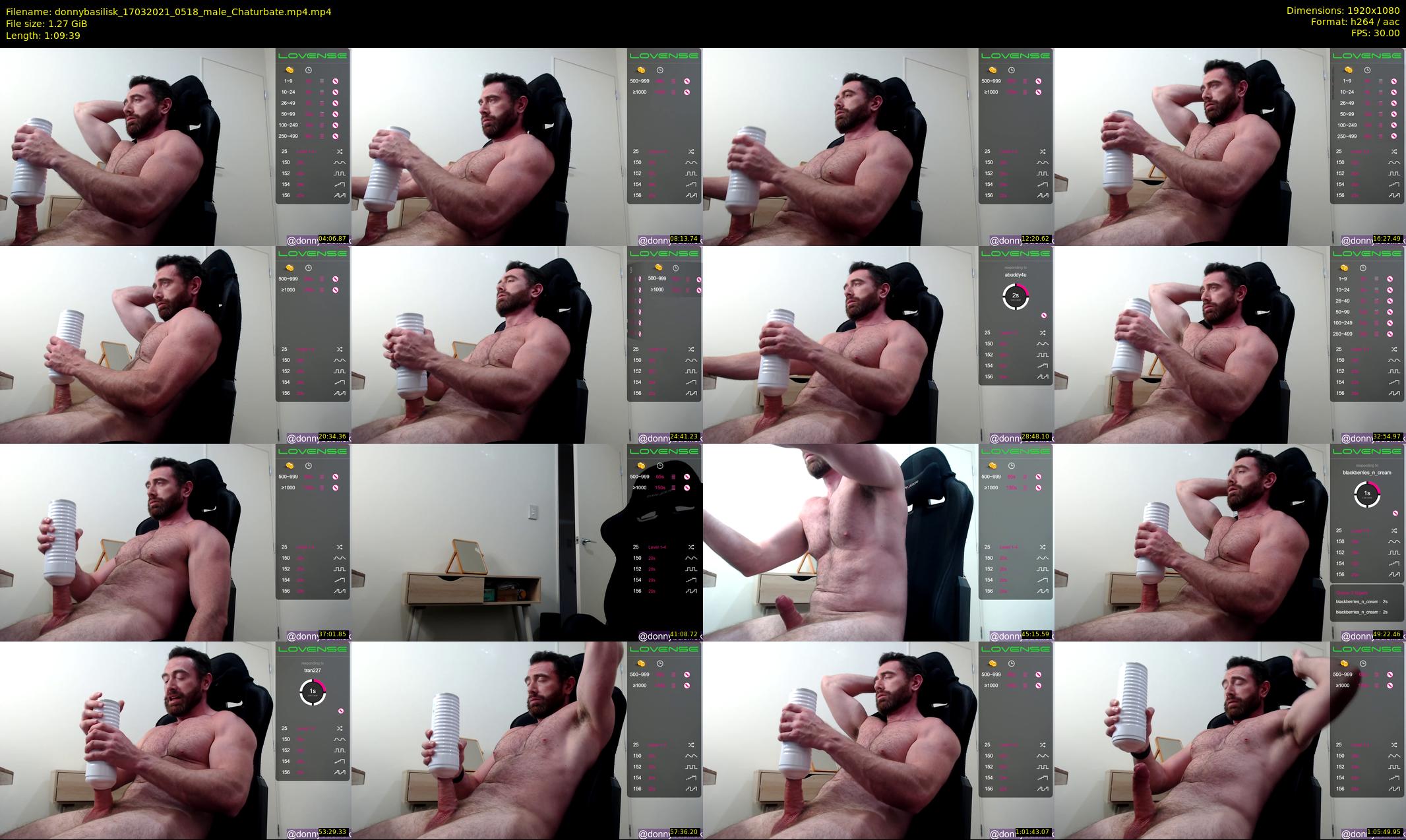 donnybasilisk — 70 minute Chaturbate male cam show recording, 1080p, Mar 17, 2021
