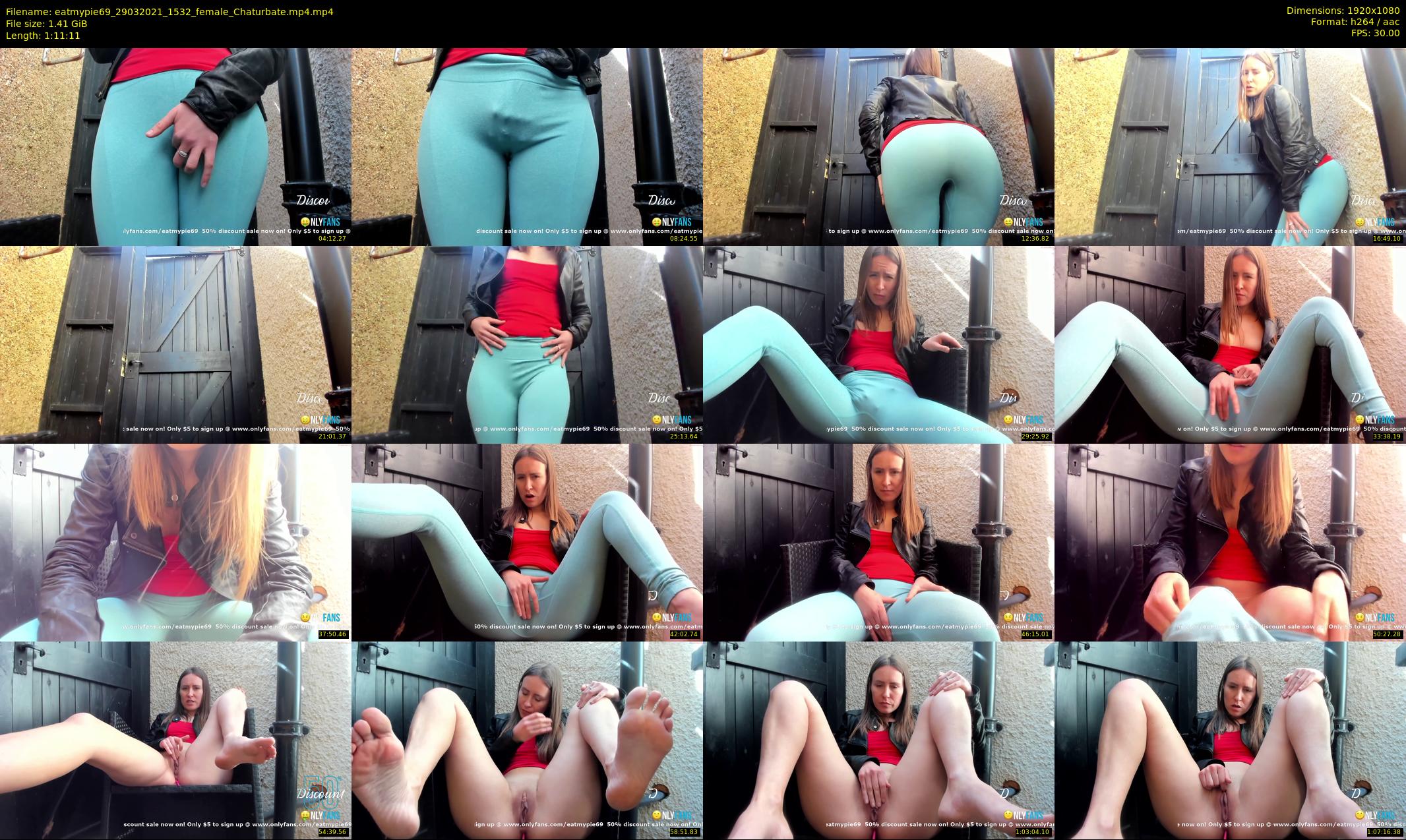 eatmypie69 — 72 minute Chaturbate female cam show recording, 1080p, Mar 29, 2021