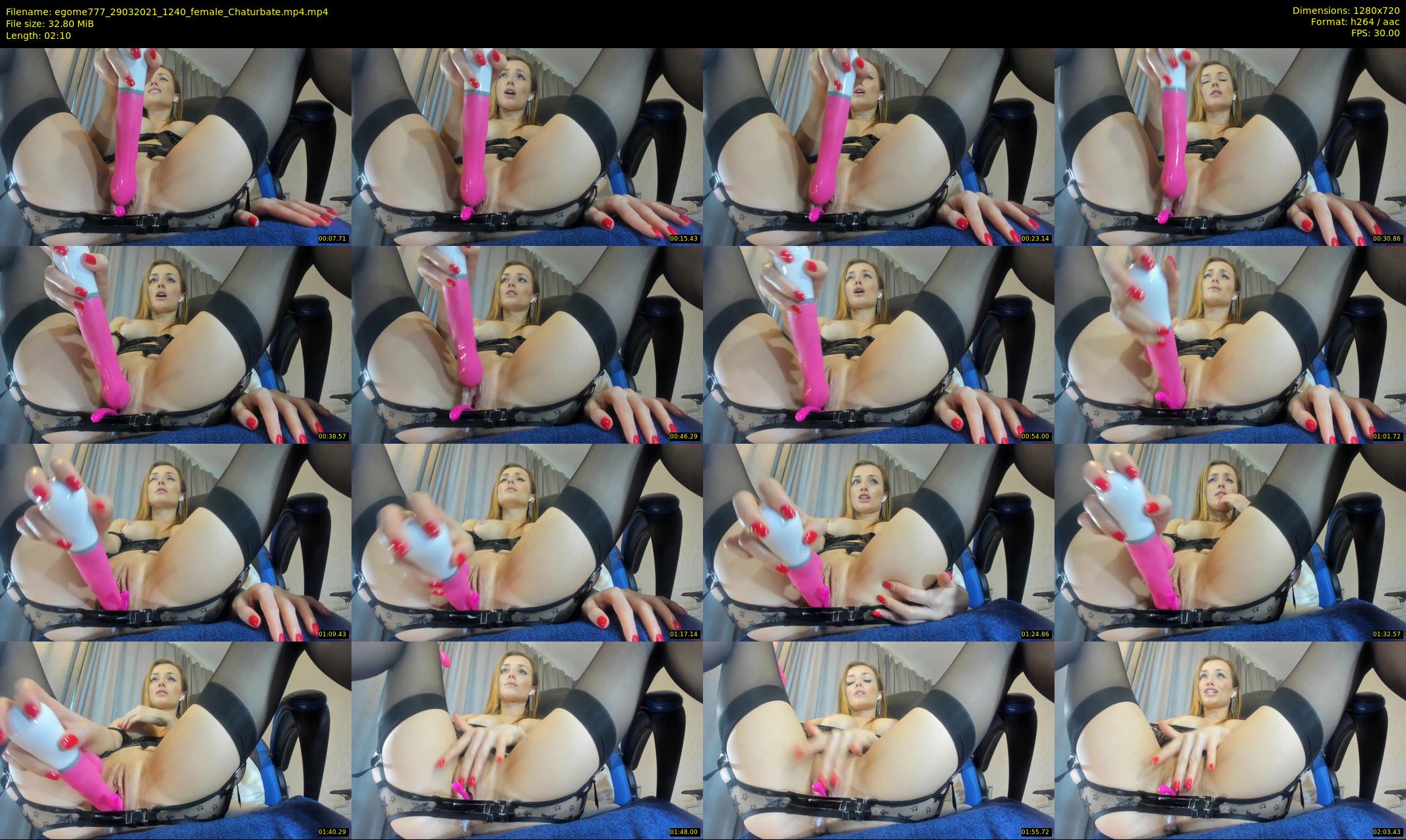 egome777 — 3 minute Chaturbate female cam show recording, 720p, Mar 29, 2021