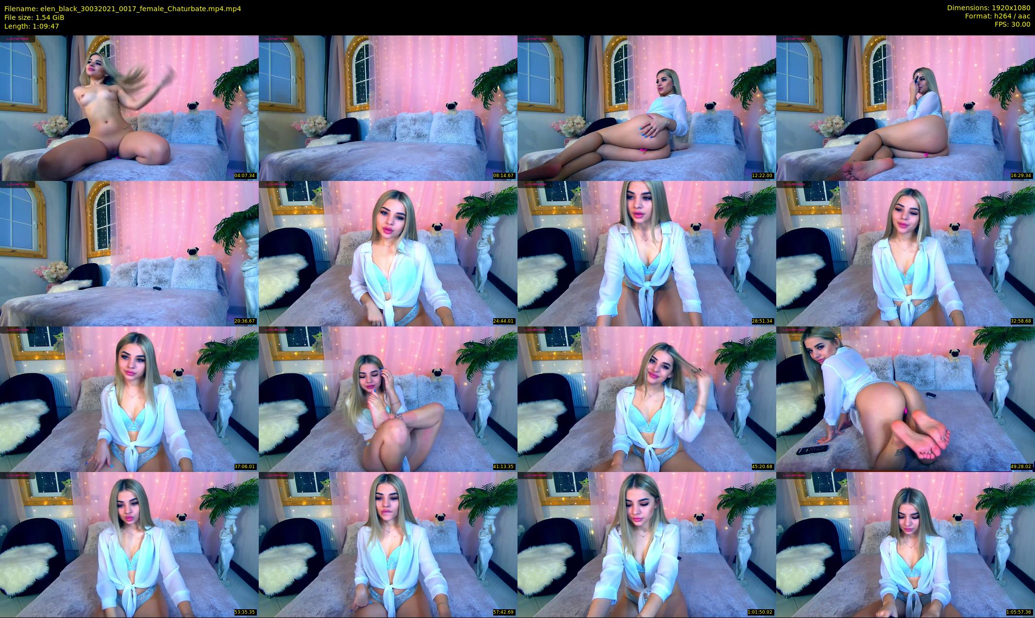 elen_black — 70 minute Chaturbate female cam show recording, 1080p, Mar 30, 2021