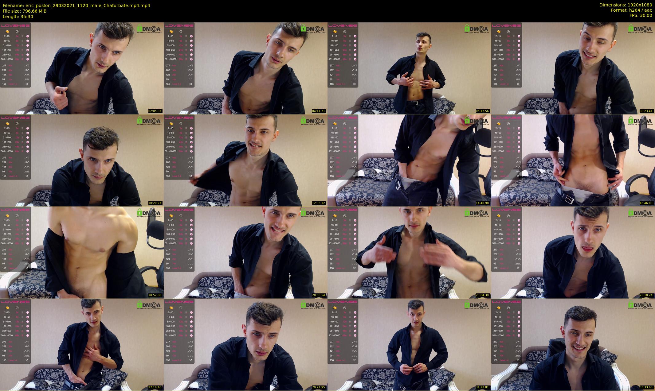 eric_poston — 36 minute Chaturbate male cam show recording, 1080p, Mar 29, 2021