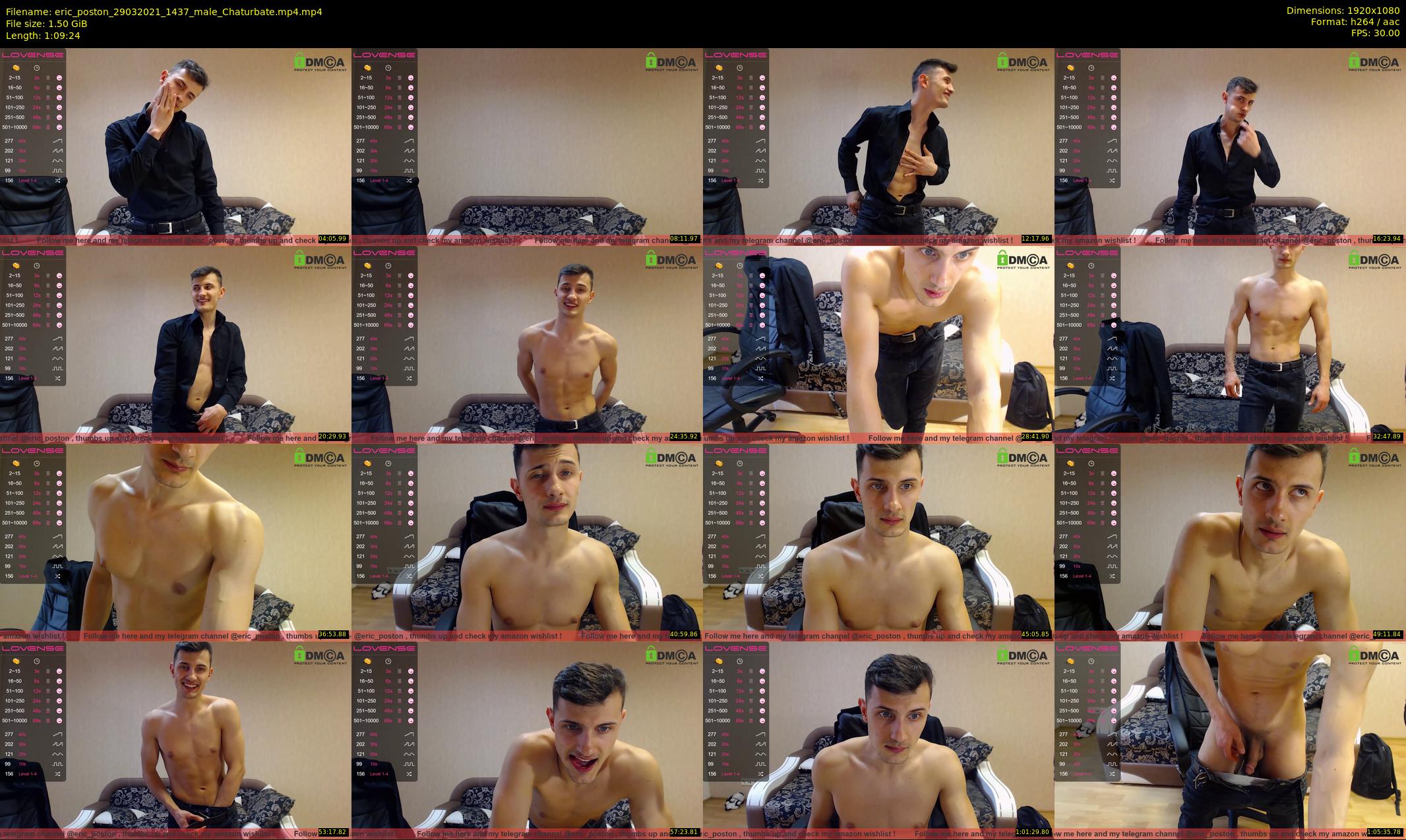 eric_poston — 70 minute Chaturbate male cam show recording, 1080p, Mar 29, 2021