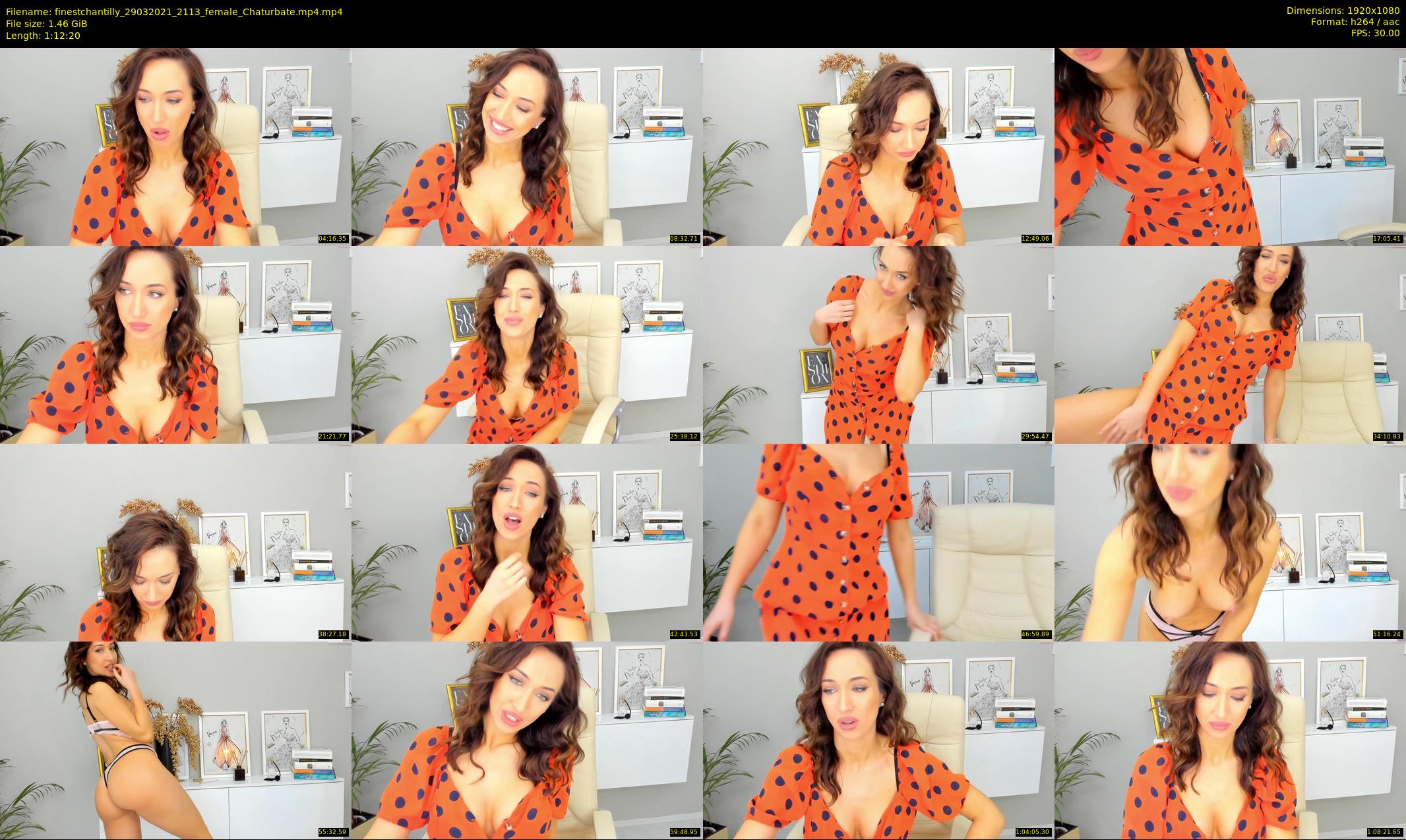finestchantilly — 73 minute Chaturbate female cam show recording, 1080p, Mar 29, 2021