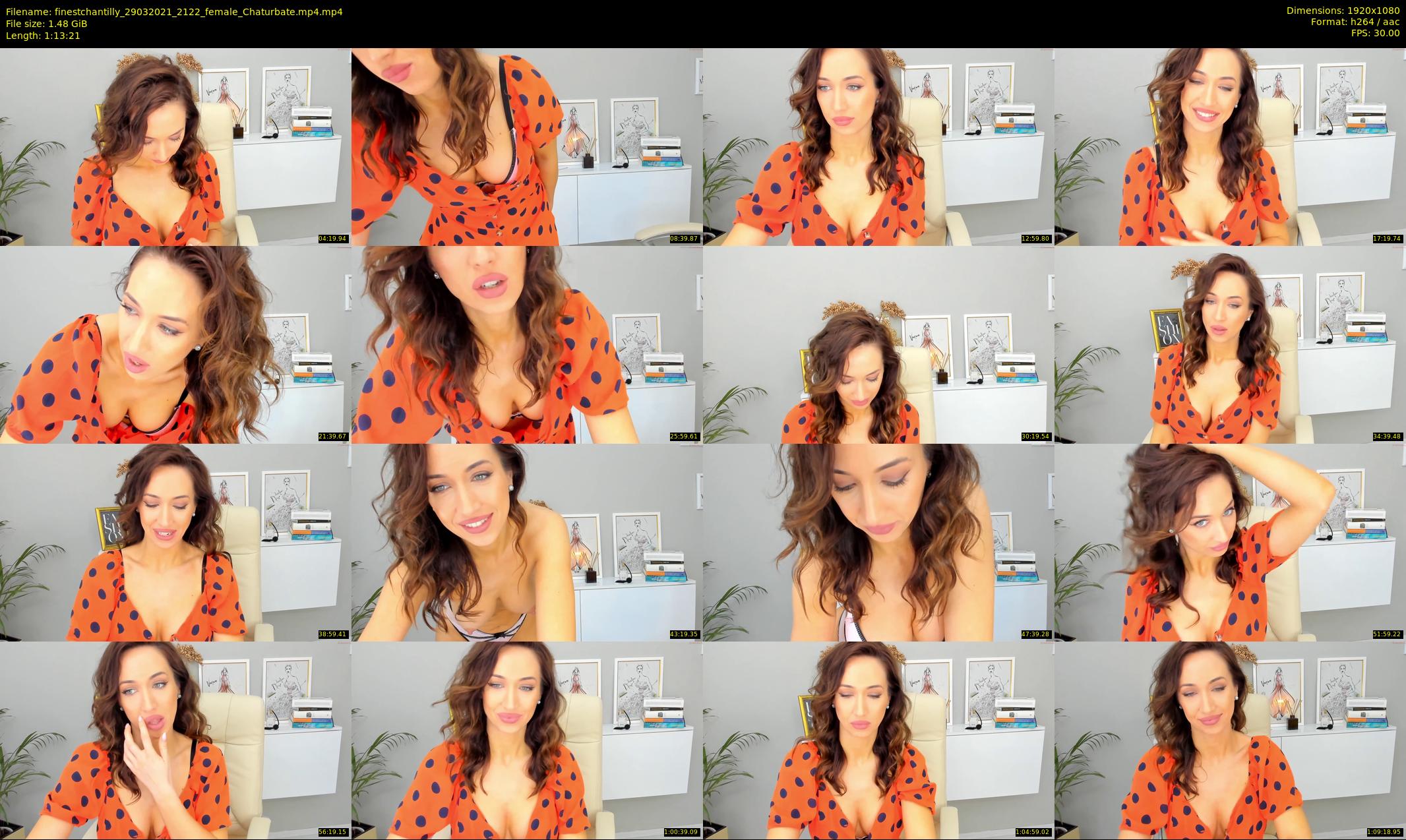 finestchantilly — 74 minute Chaturbate female cam show recording, 1080p, Mar 29, 2021