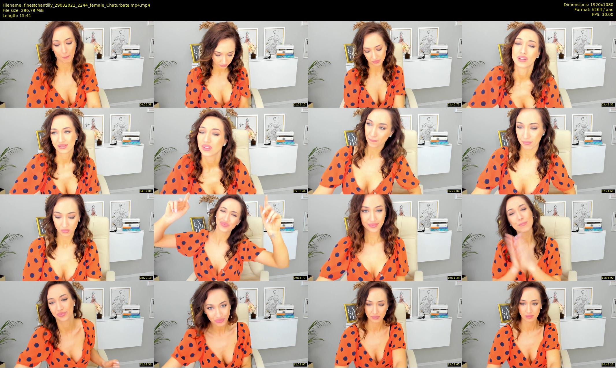 finestchantilly — 16 minute Chaturbate female cam show recording, 1080p, Mar 29, 2021
