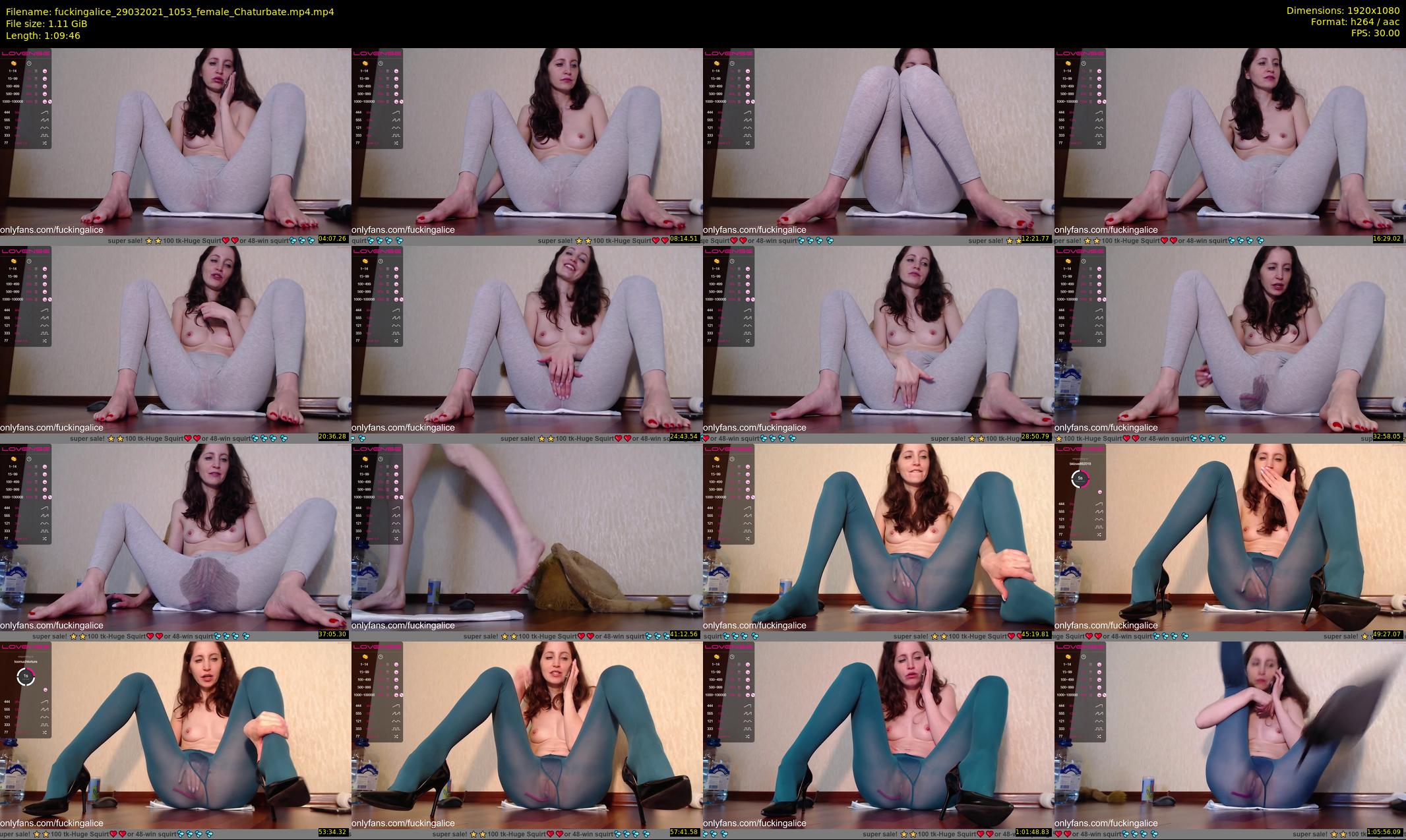 fuckingalice — 70 minute Chaturbate female cam show recording, 1080p, Mar 29, 2021